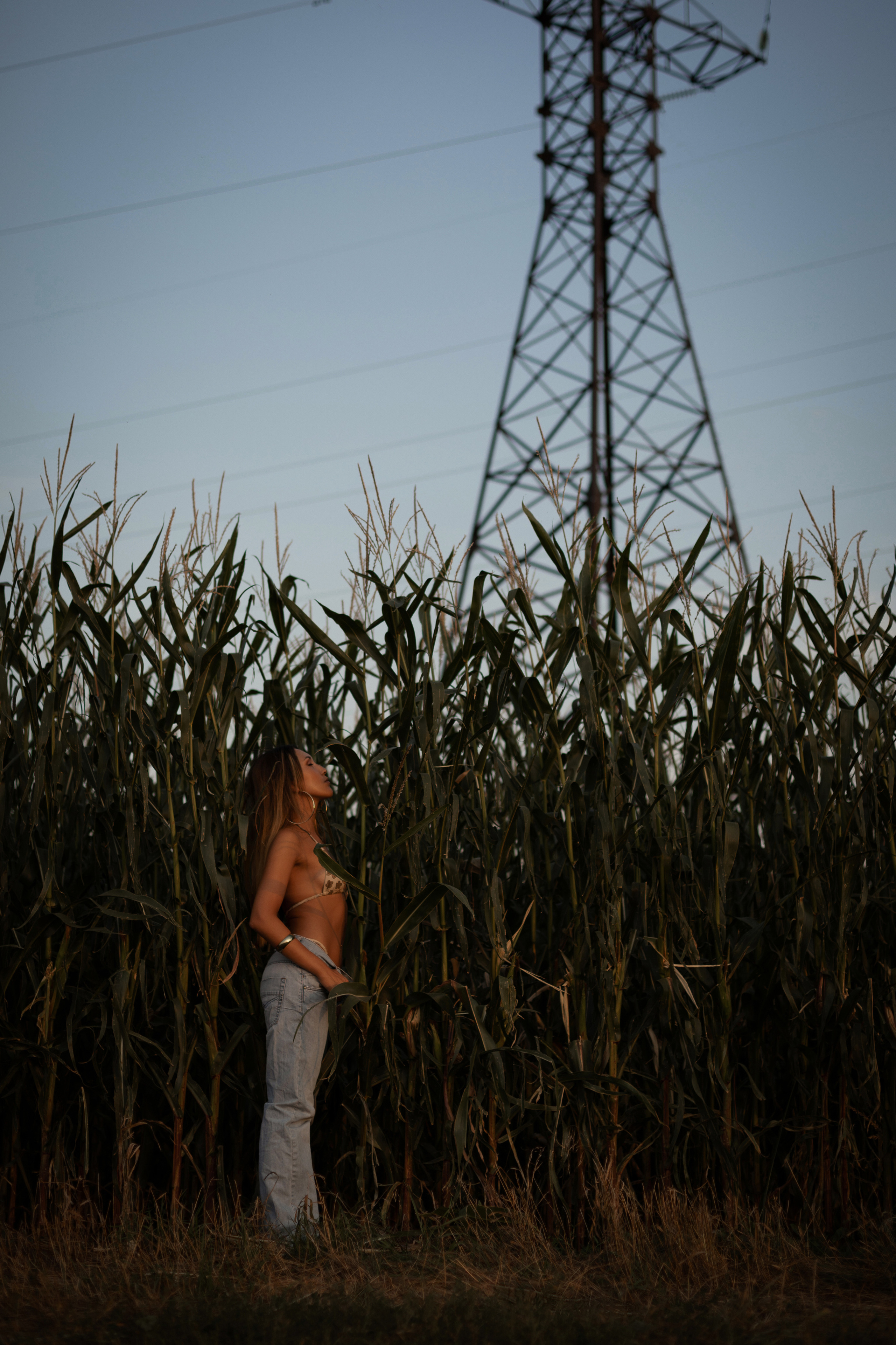 Александра «The girl in the corn». Фотограф Мария Щеголькова. Чувственный женский портрет
