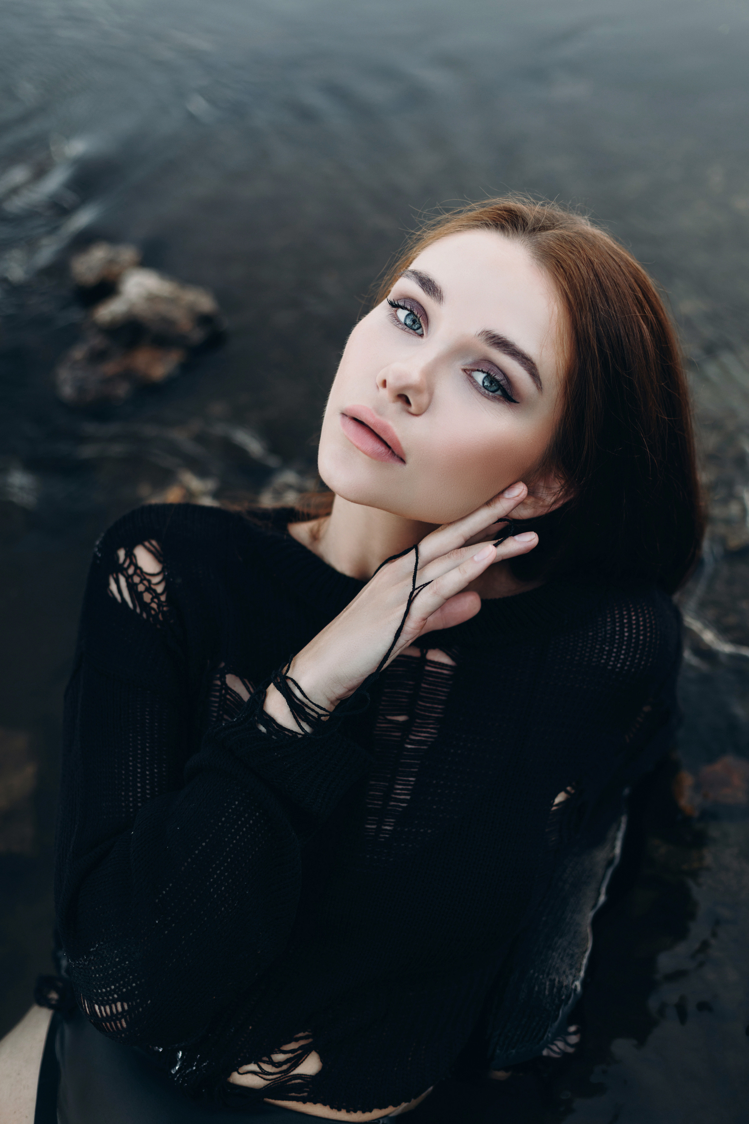 Ирина «The dark abyss». Фотограф Мария Щеголькова. Чувственный женский портрет