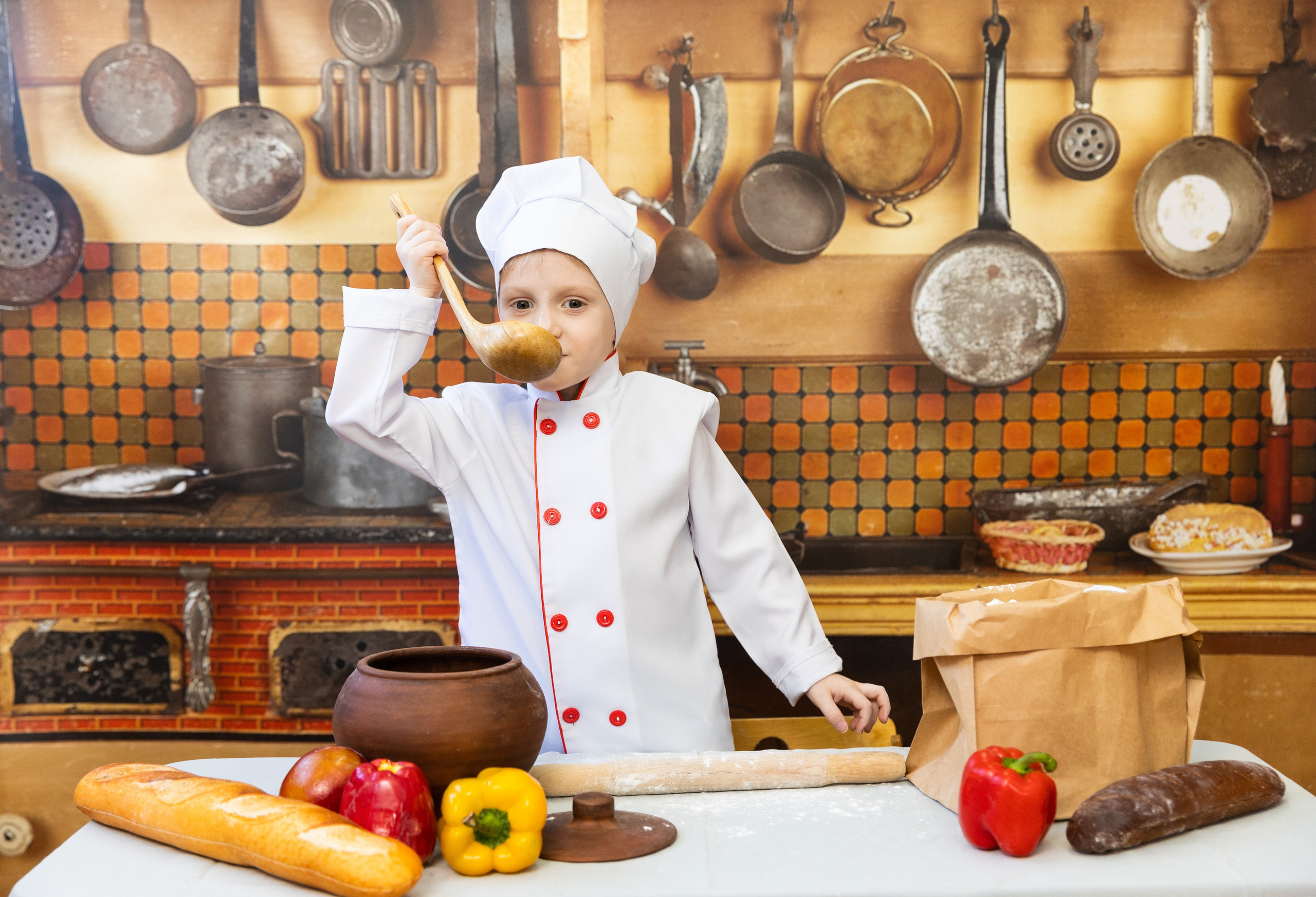 Тематическая «Поварята». Семейный, детский, школьный фотограф в Благовещенске Яна Белоусова