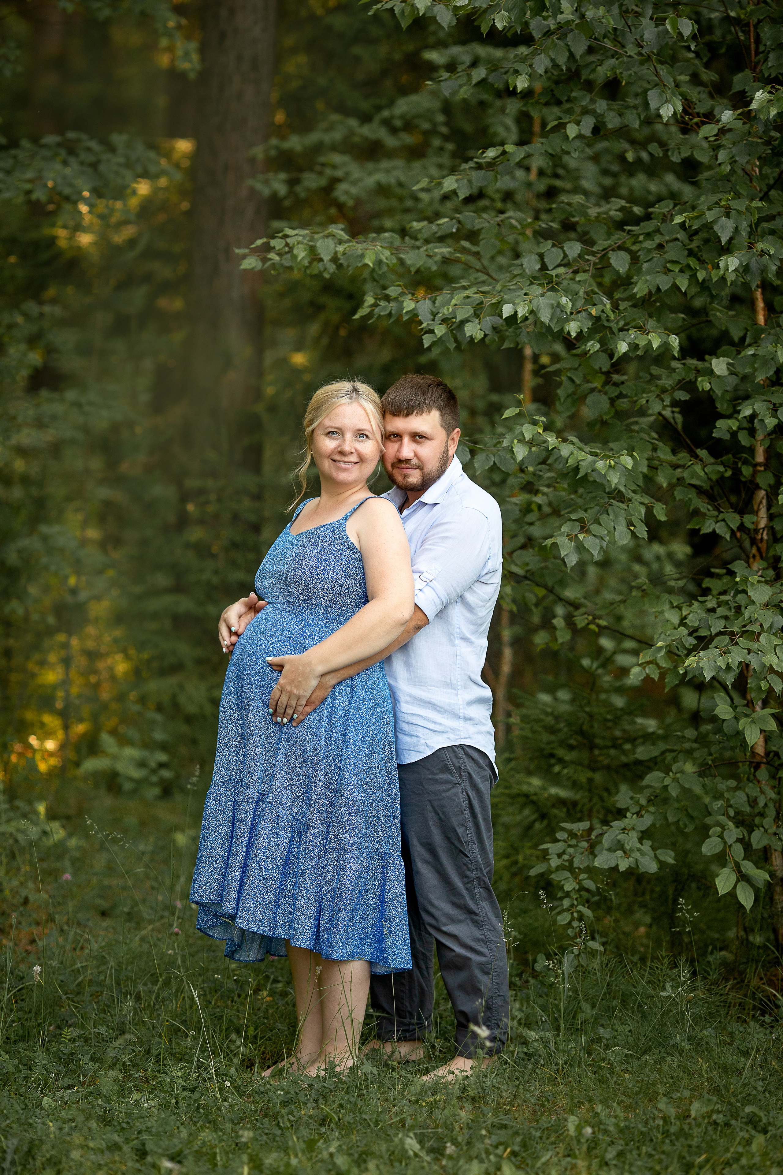Солнце сквозь сосны-великаны. Детский и семейный фотограф в Красноярске Елена Коровкина
