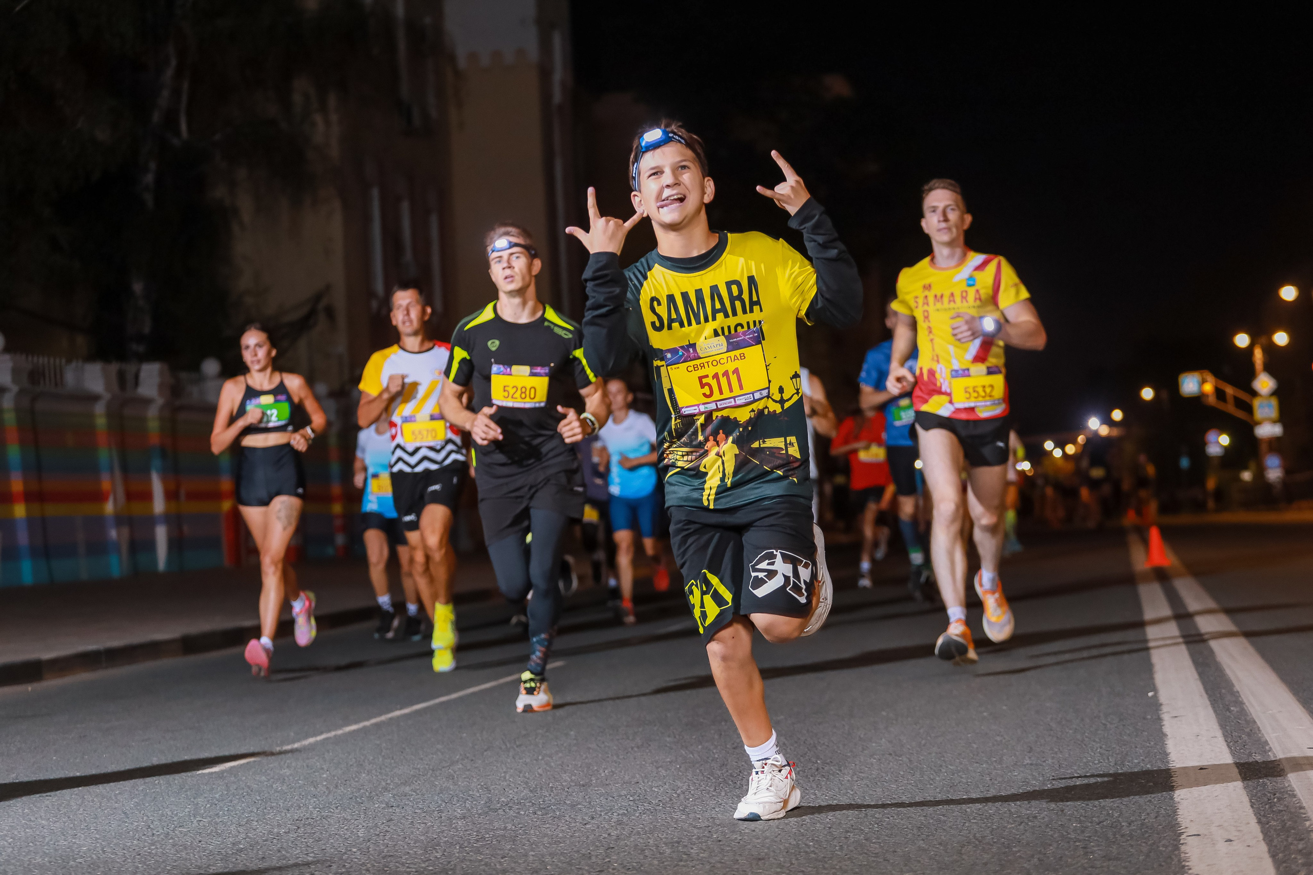 Ночной Марафон «Огни Самары». Фотограф в Самаре Максим Тырин