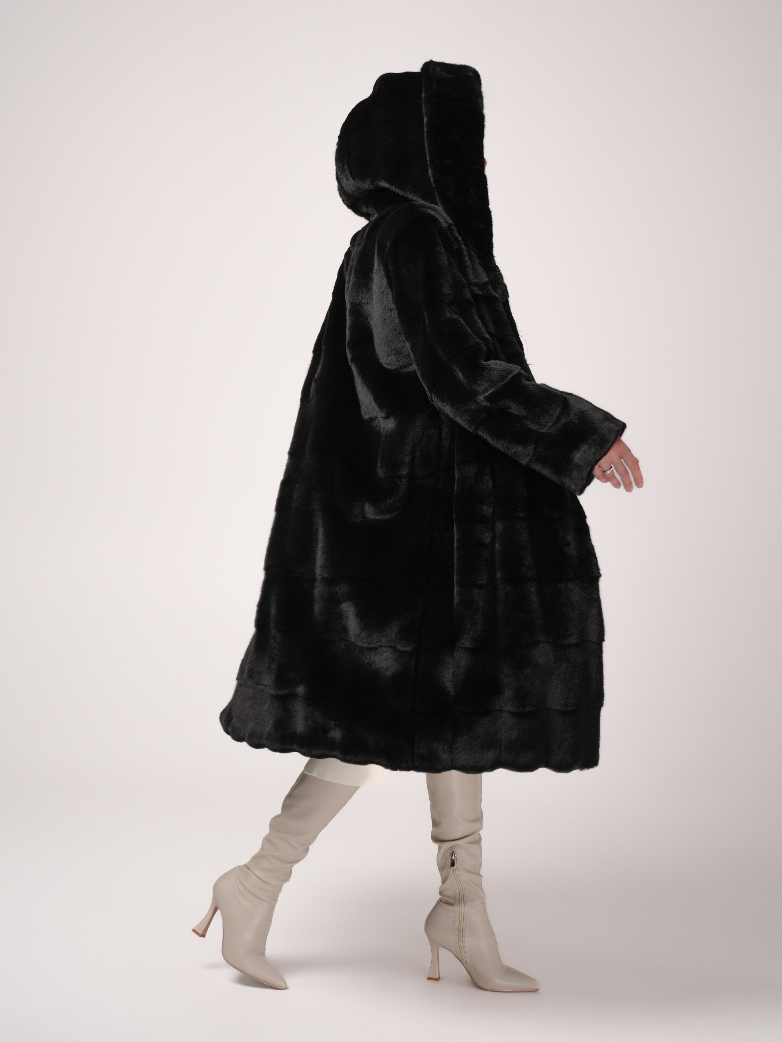 Новогодняя фотосессия бренда шуб. Портретный фотограф Москва Белогорцев Сергей