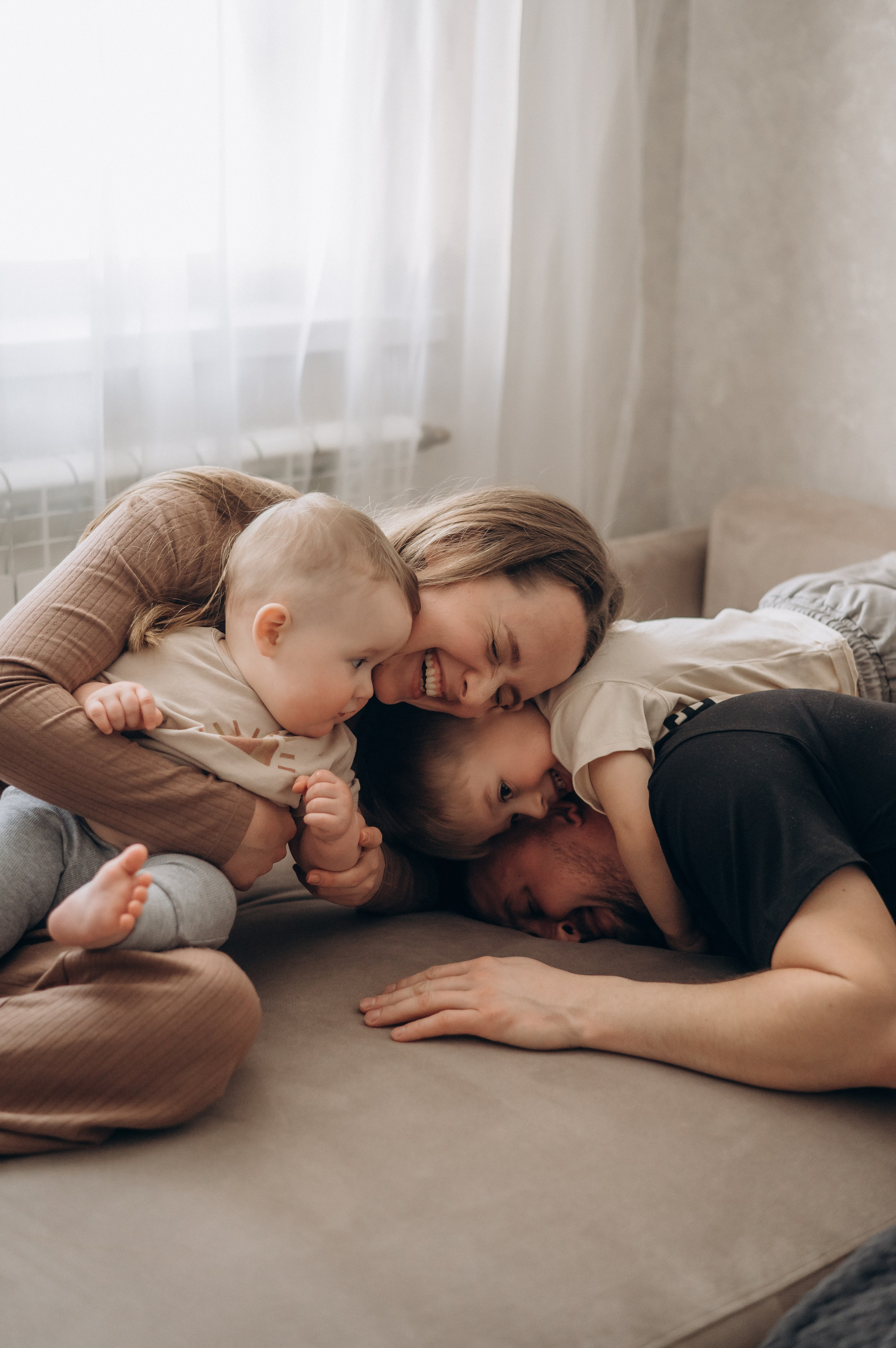 Семья Безбах (домашняя). Фотограф в Иркутске