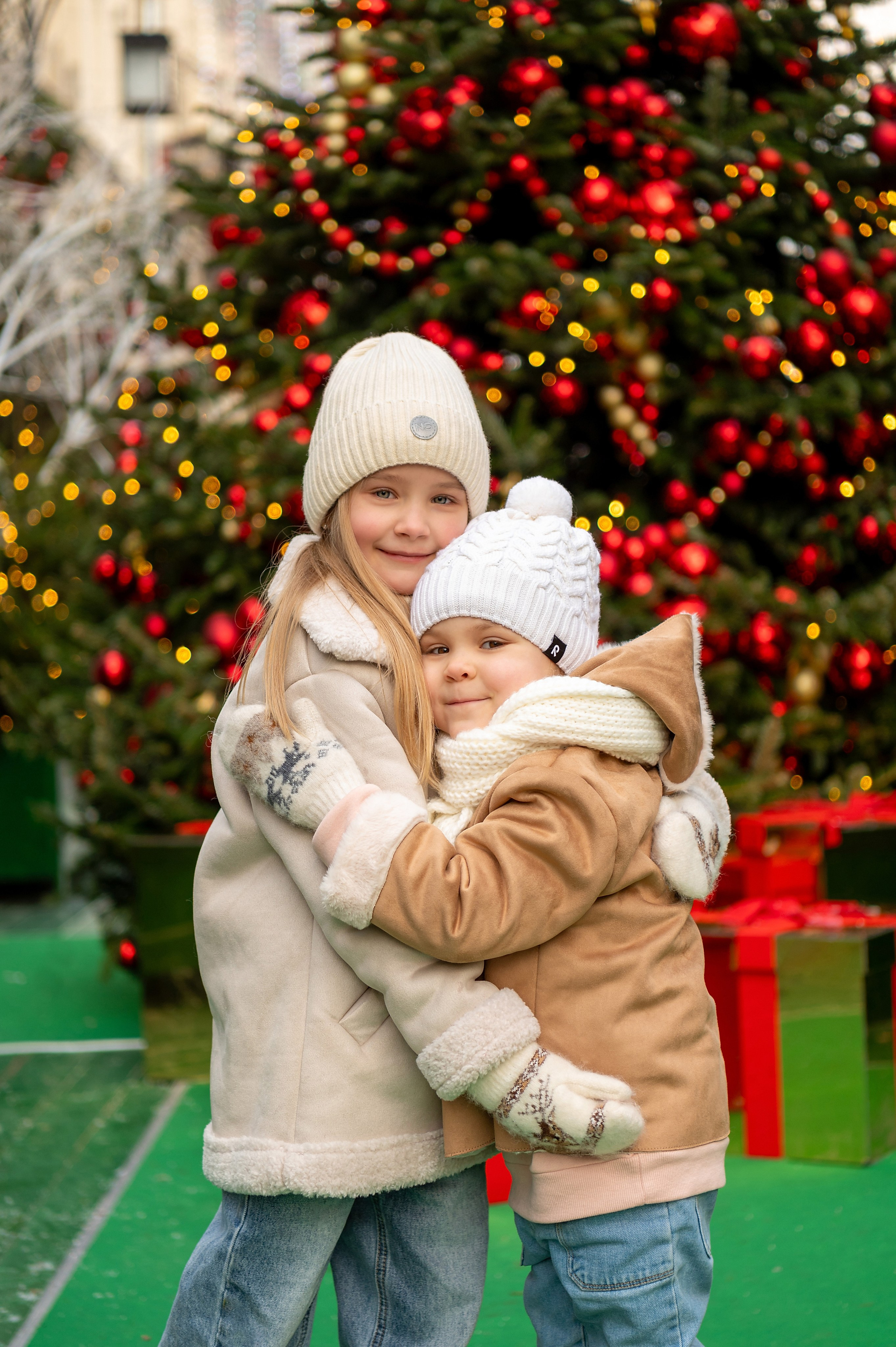 Новогодняя прогулка по Москве. Детский и семейный фотограф г. Москва Оксана Катаджи
