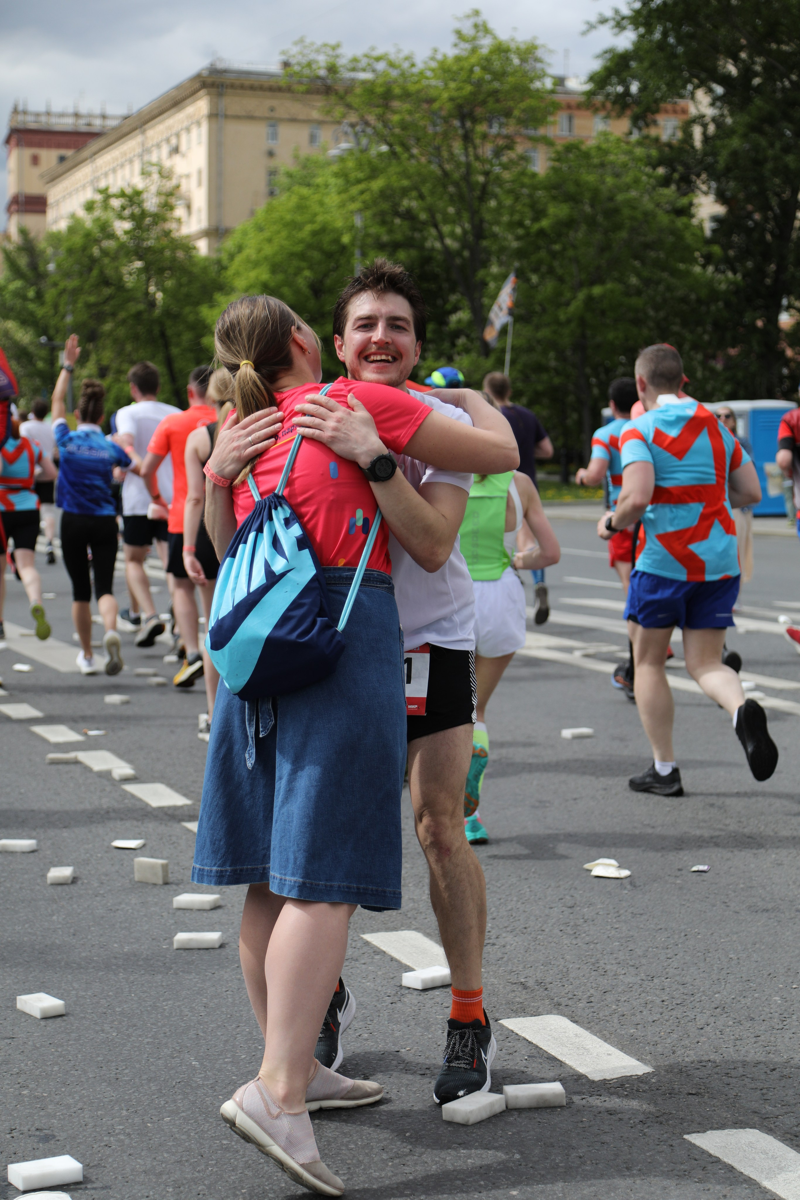 Московский полумарафон, 14 мая 2023 года. Фотограф Сергей Ловкий