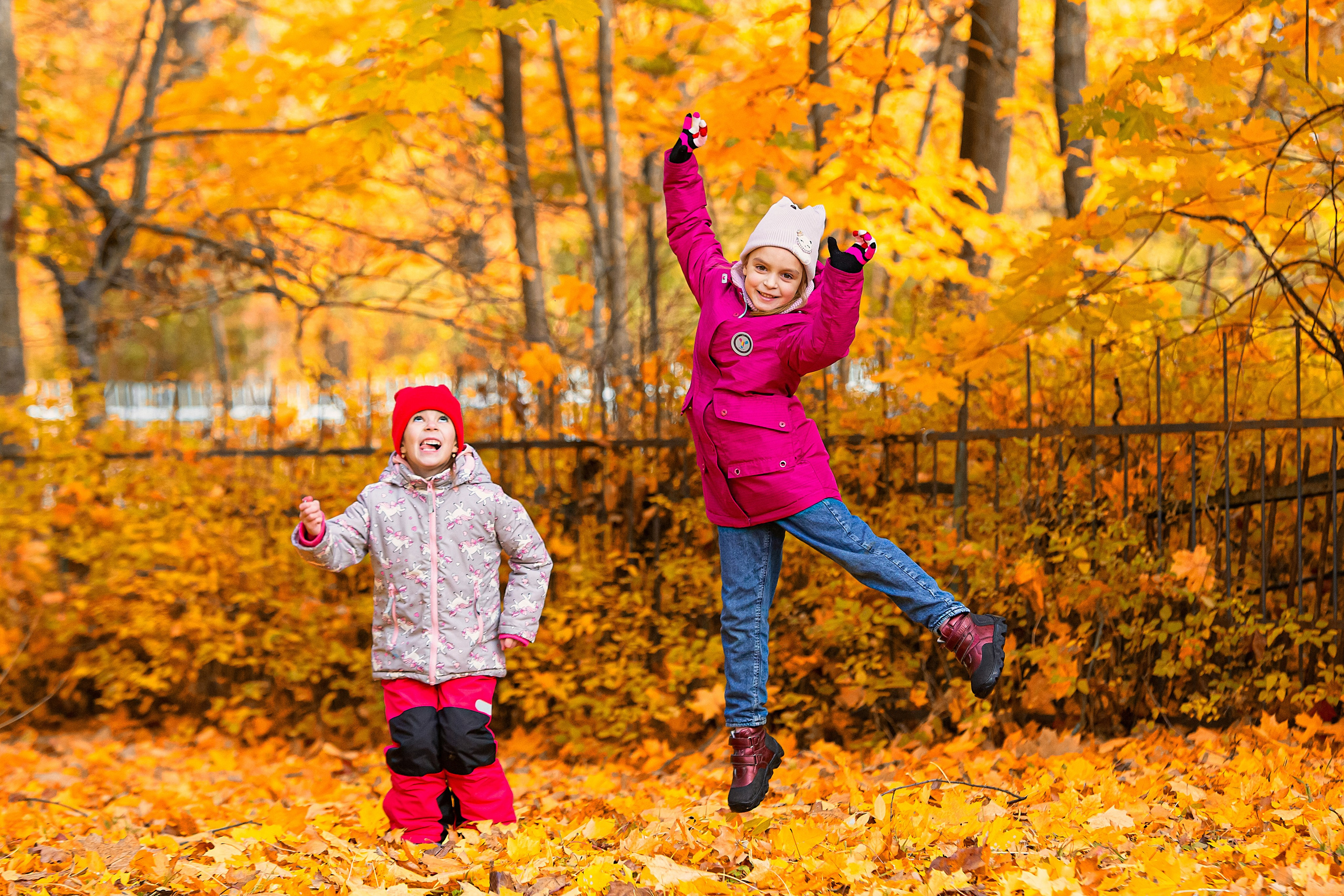 Осень в детском саду. Свадебный, семейный, детский фотограф в Санкт-Петербурге