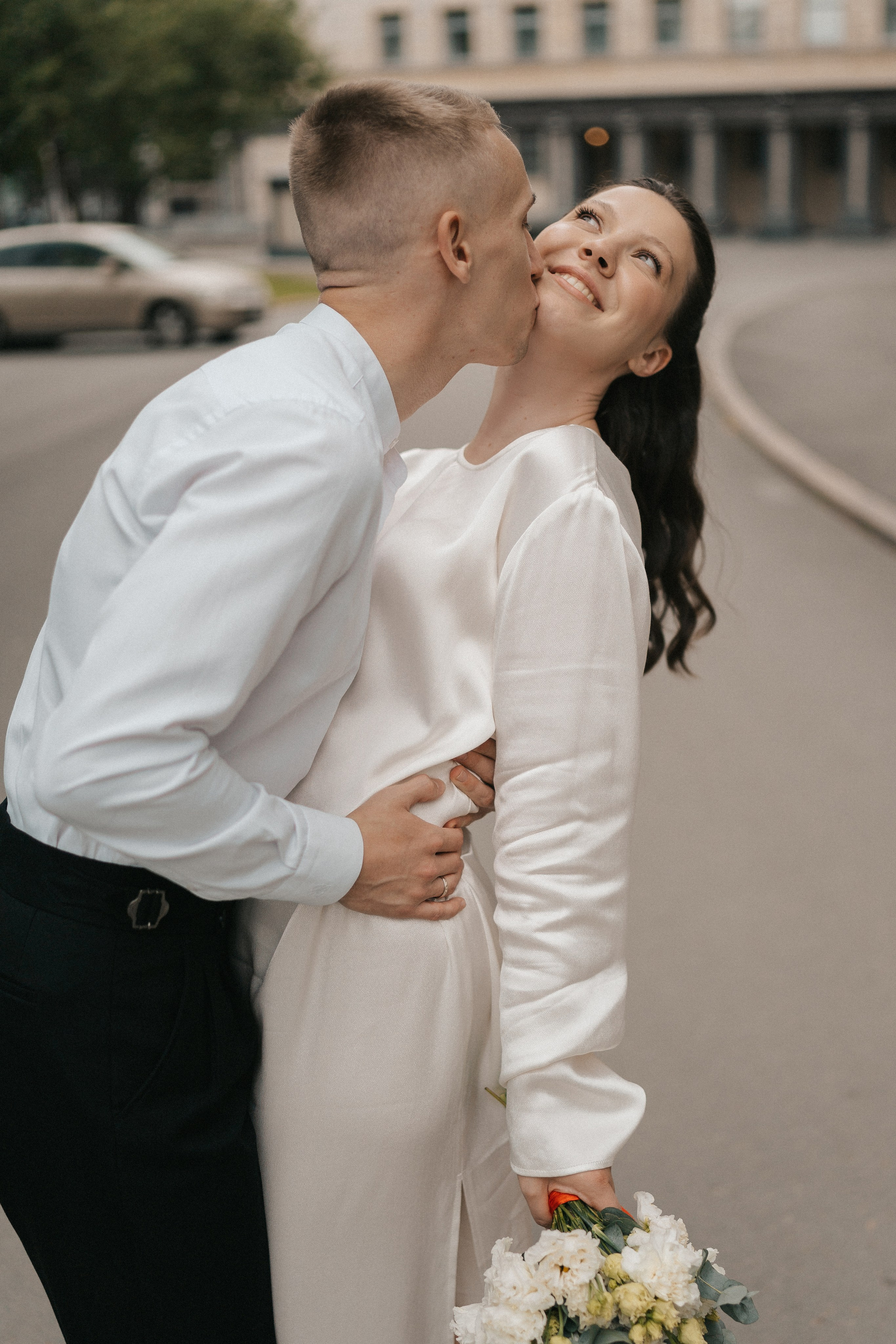Никита и Аня в городе. Семейный, портретный фотограф Новосибирск. Оля Адова
