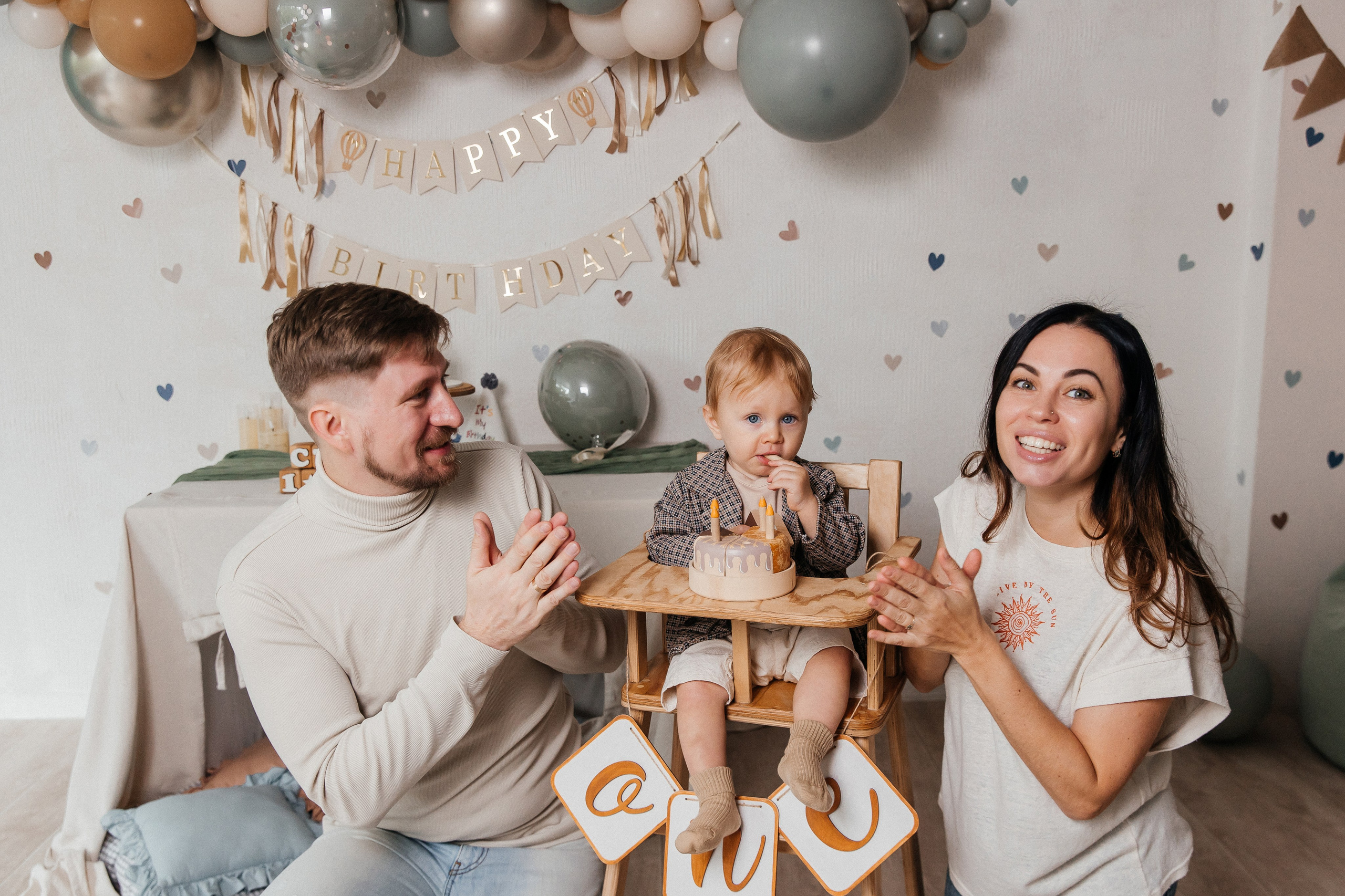 Фотосессия на 1 годик, детская фотостудия Кемерово