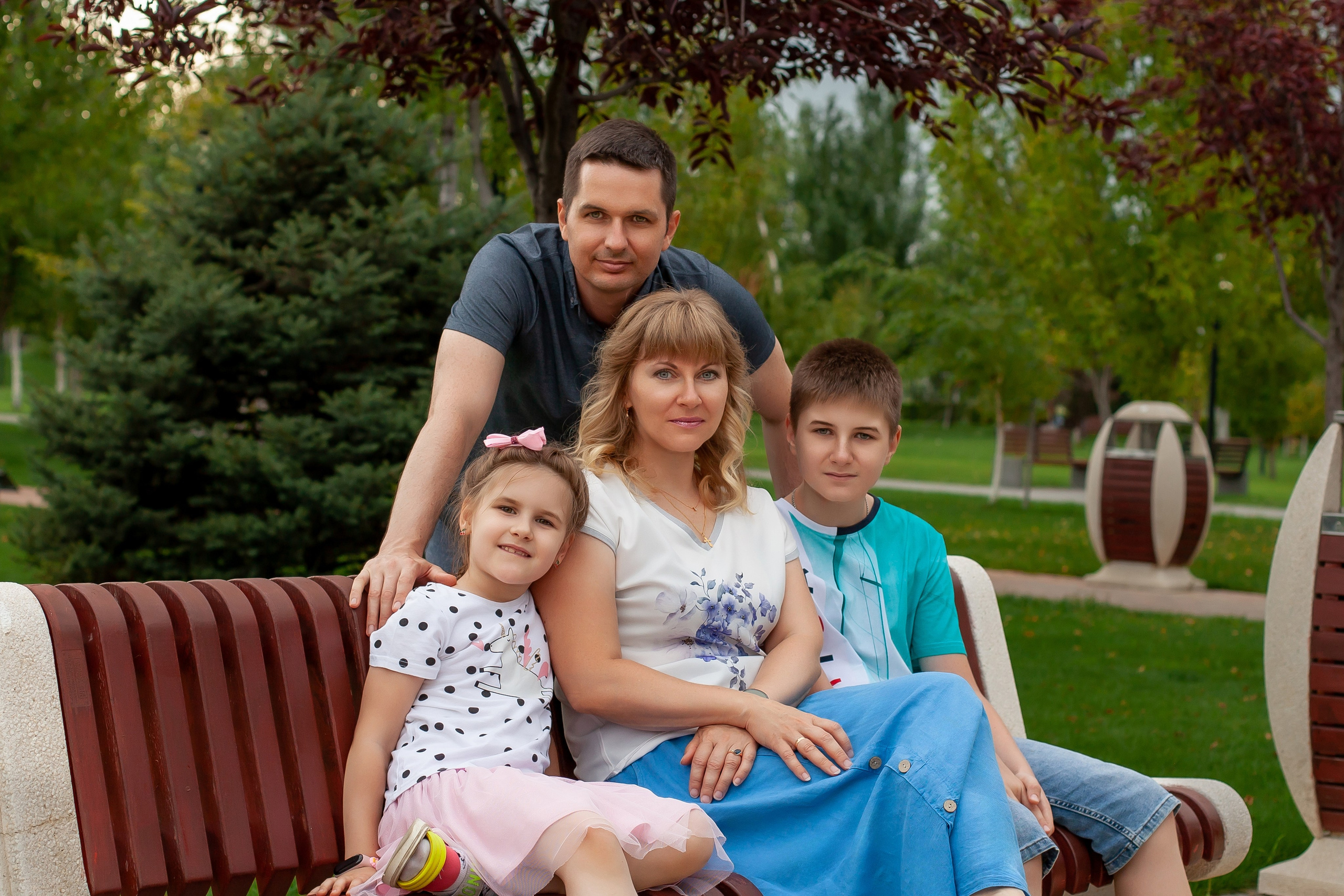 Семейная фотосессия в парке. Фотограф в Волгограде Норченко Светлана
