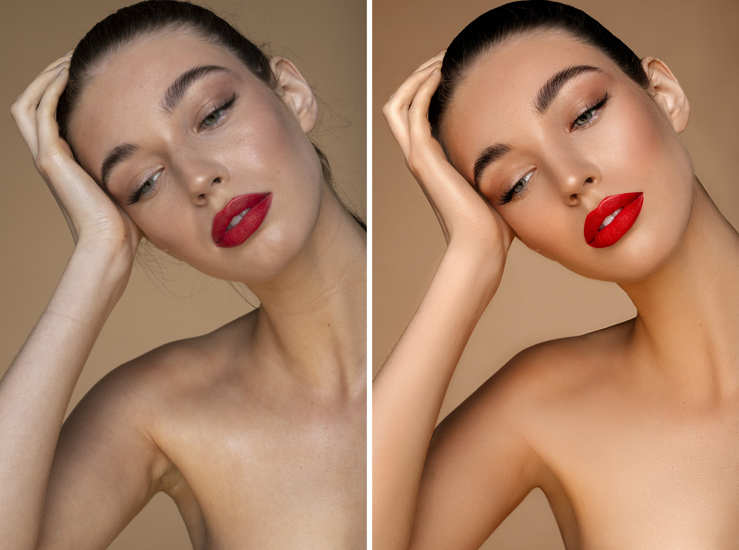 Ретушь до и после. Семейный и женский фотограф в Екатеринбурге Светлана Фиризен