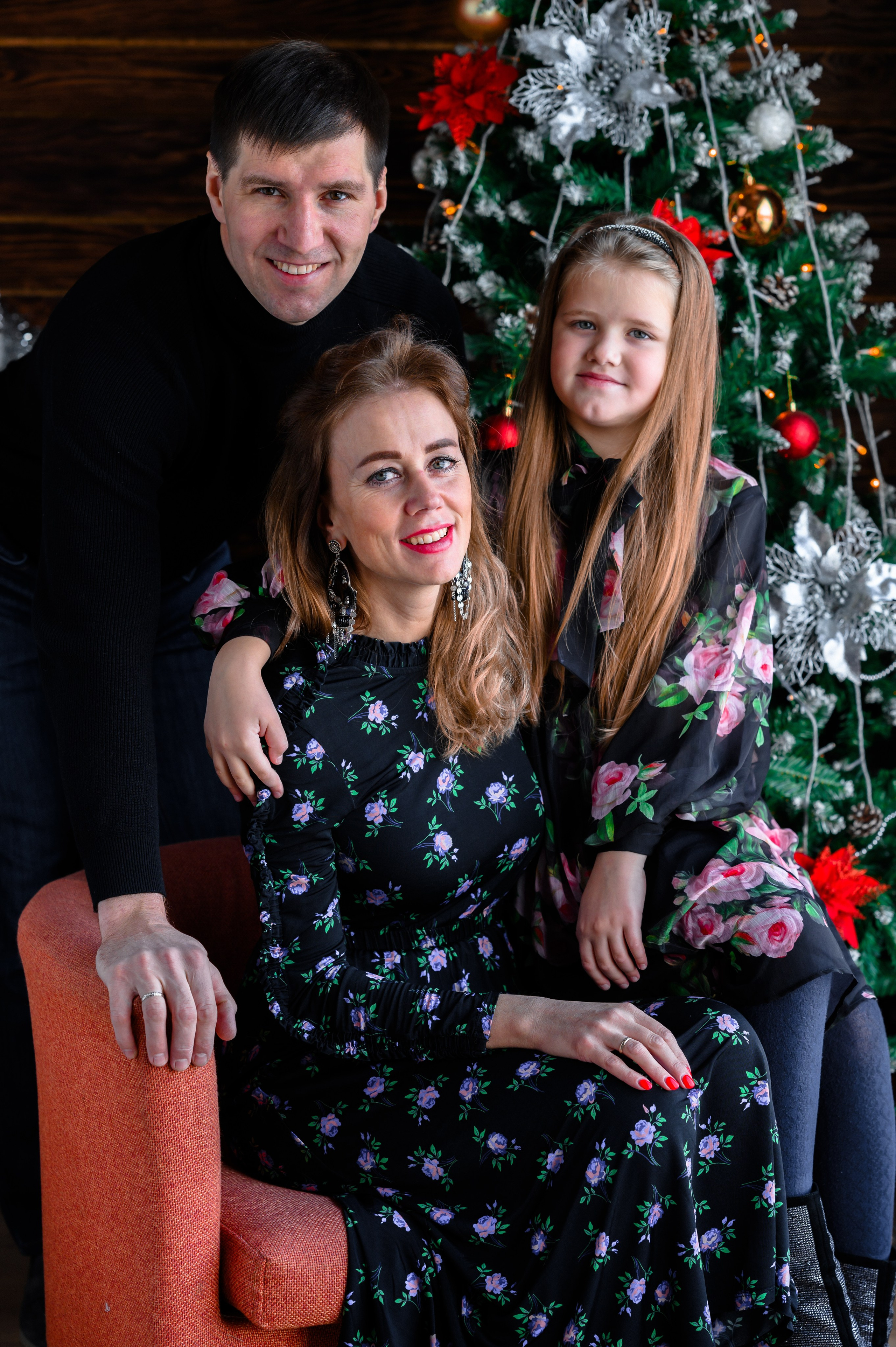 Семейная новогодняя фотосессия. Фотограф Андрей Чичинин