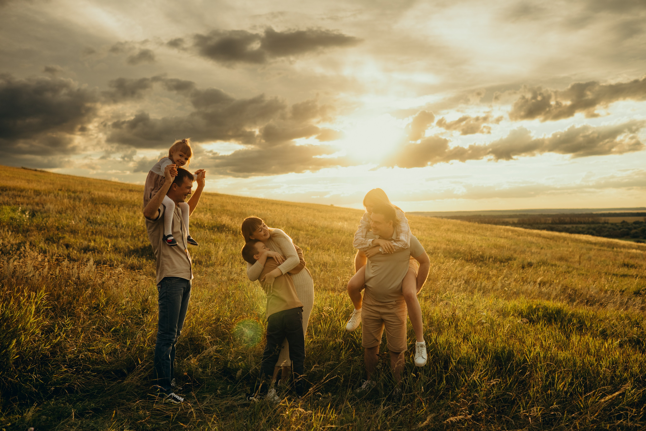 Даша Даня Ксюша Илья Саша и Ева. Свадебный и семейный фотограф в Самаре Головань Наталья