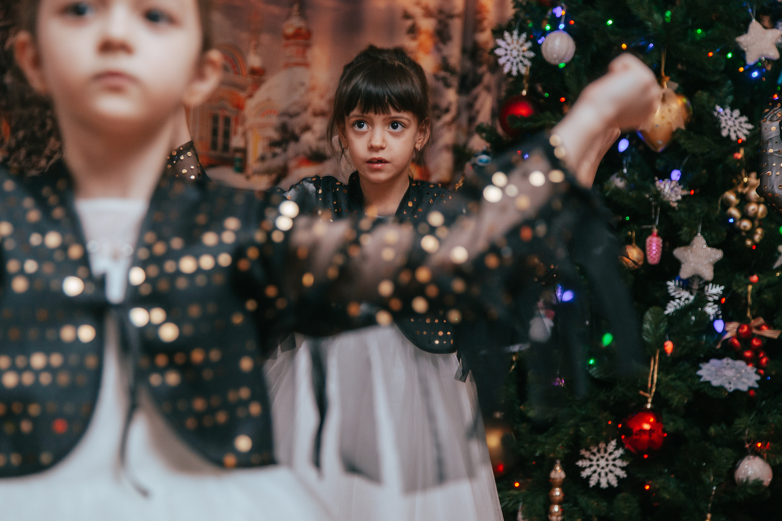 Новый год в саду. Свадебный Семейный Репортажный фотограф в Москве