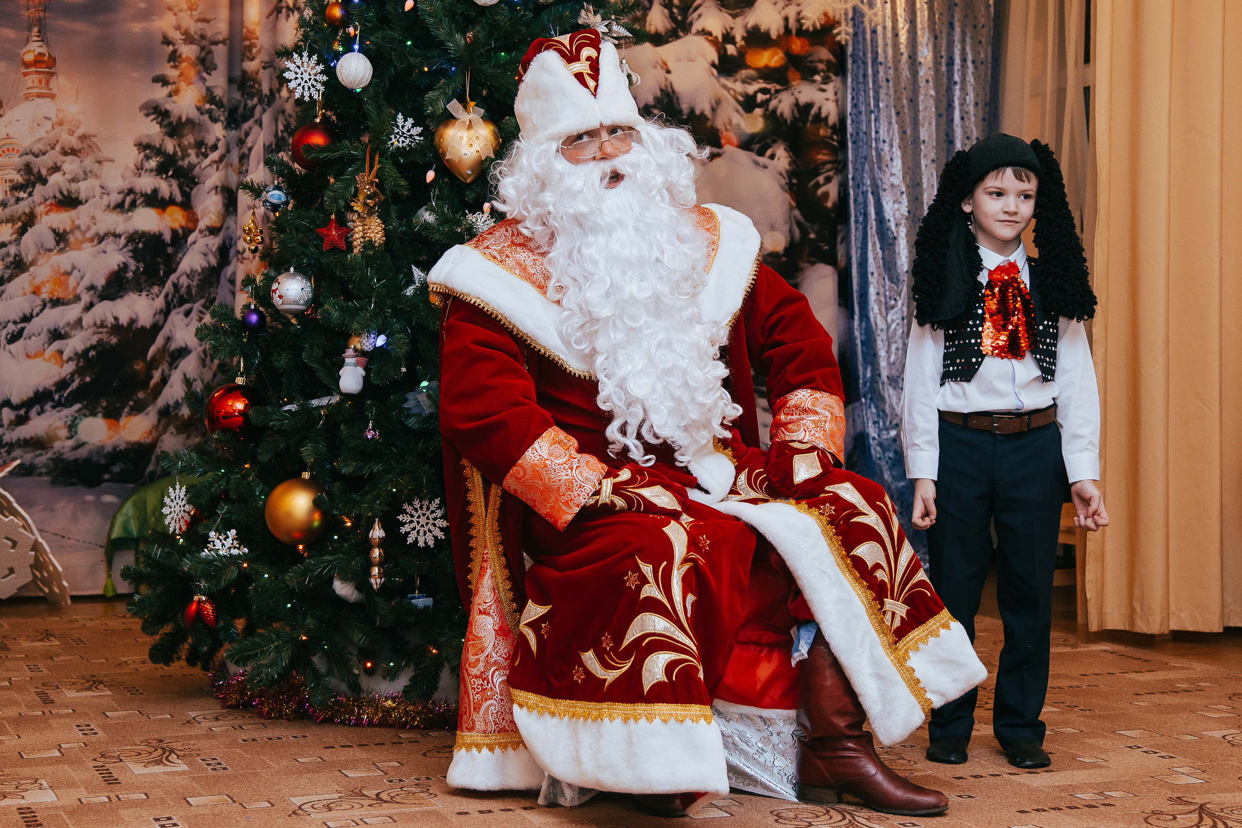 Новый год в саду. Свадебный Семейный Репортажный фотограф в Москве
