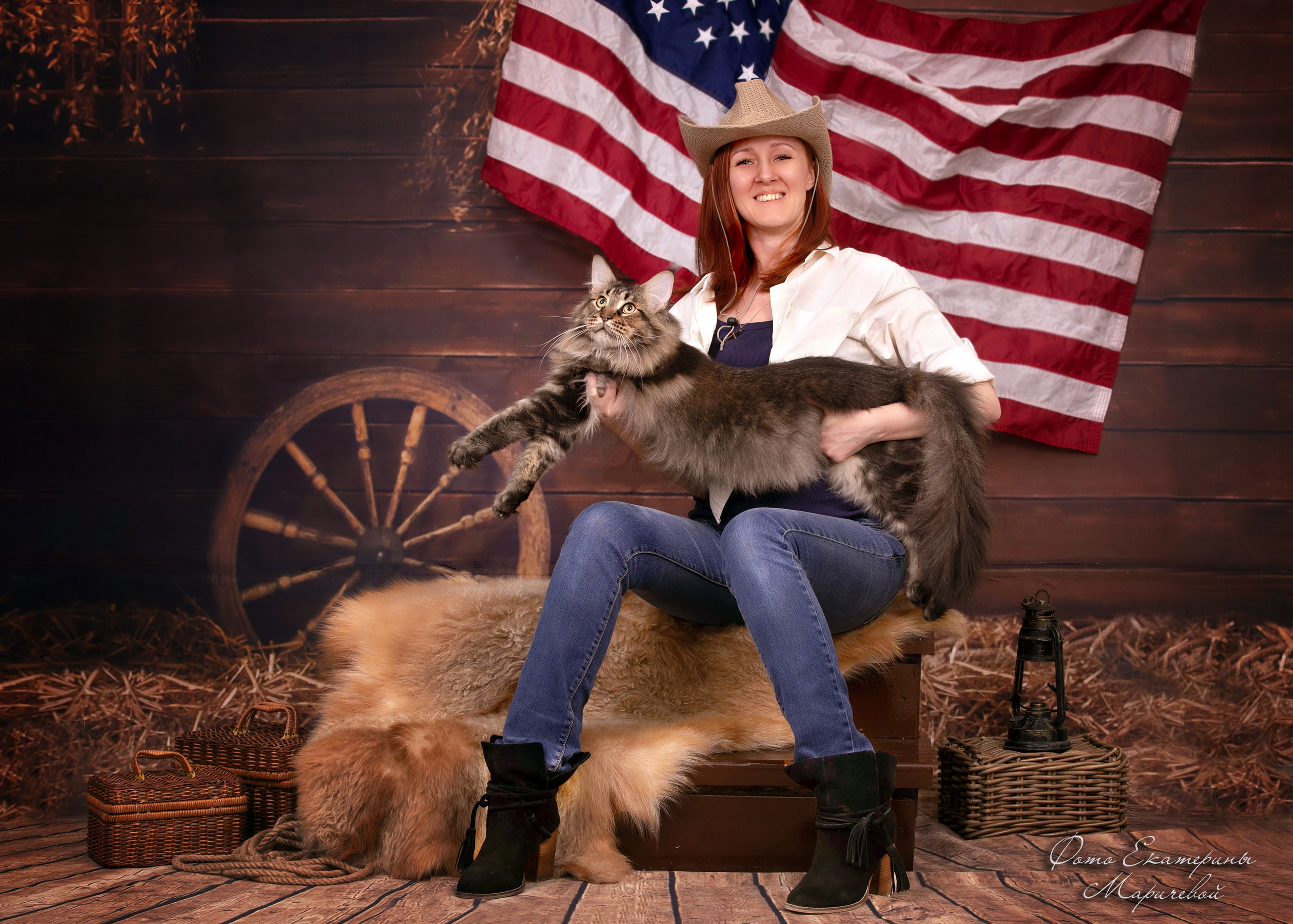 Тематические фоны с рисунком. Фотограф-анималист в Омске Екатерина Маричева