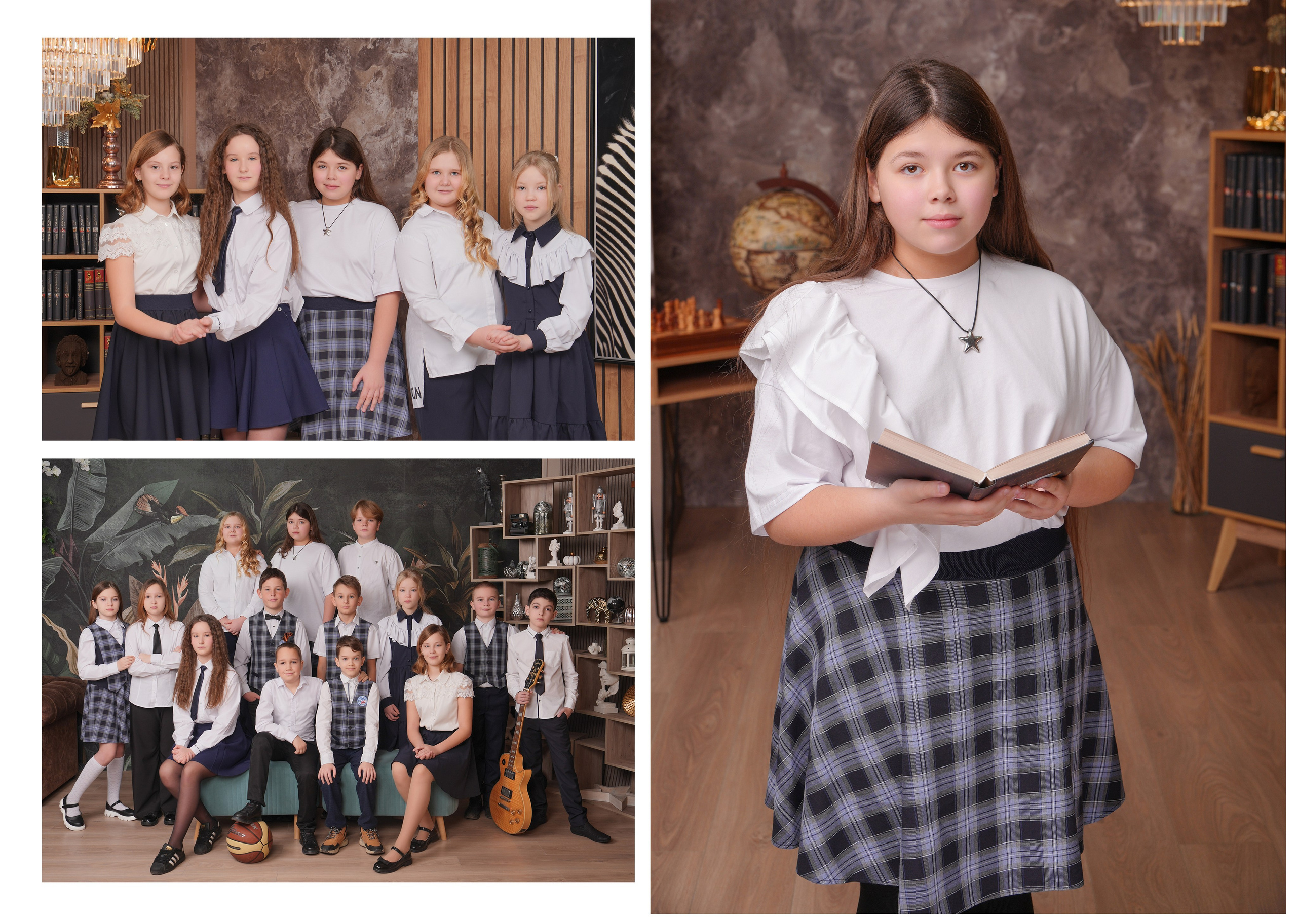 ШКОЛА 50 — 4 «В» класс. Красивый выпускной альбом в Краснодаре