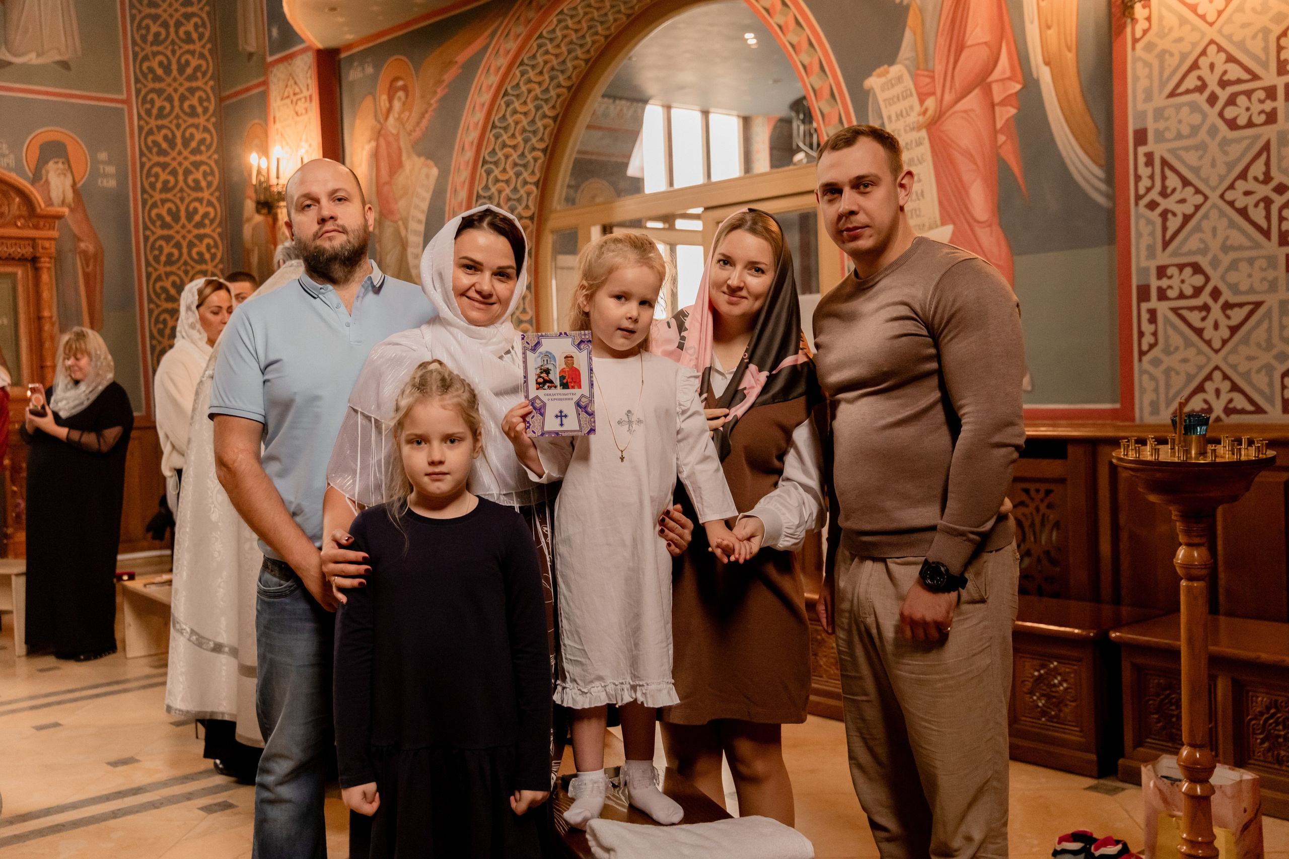 Крещение Елизаветы. Фотограф Амалия Ахмедова, Калининград