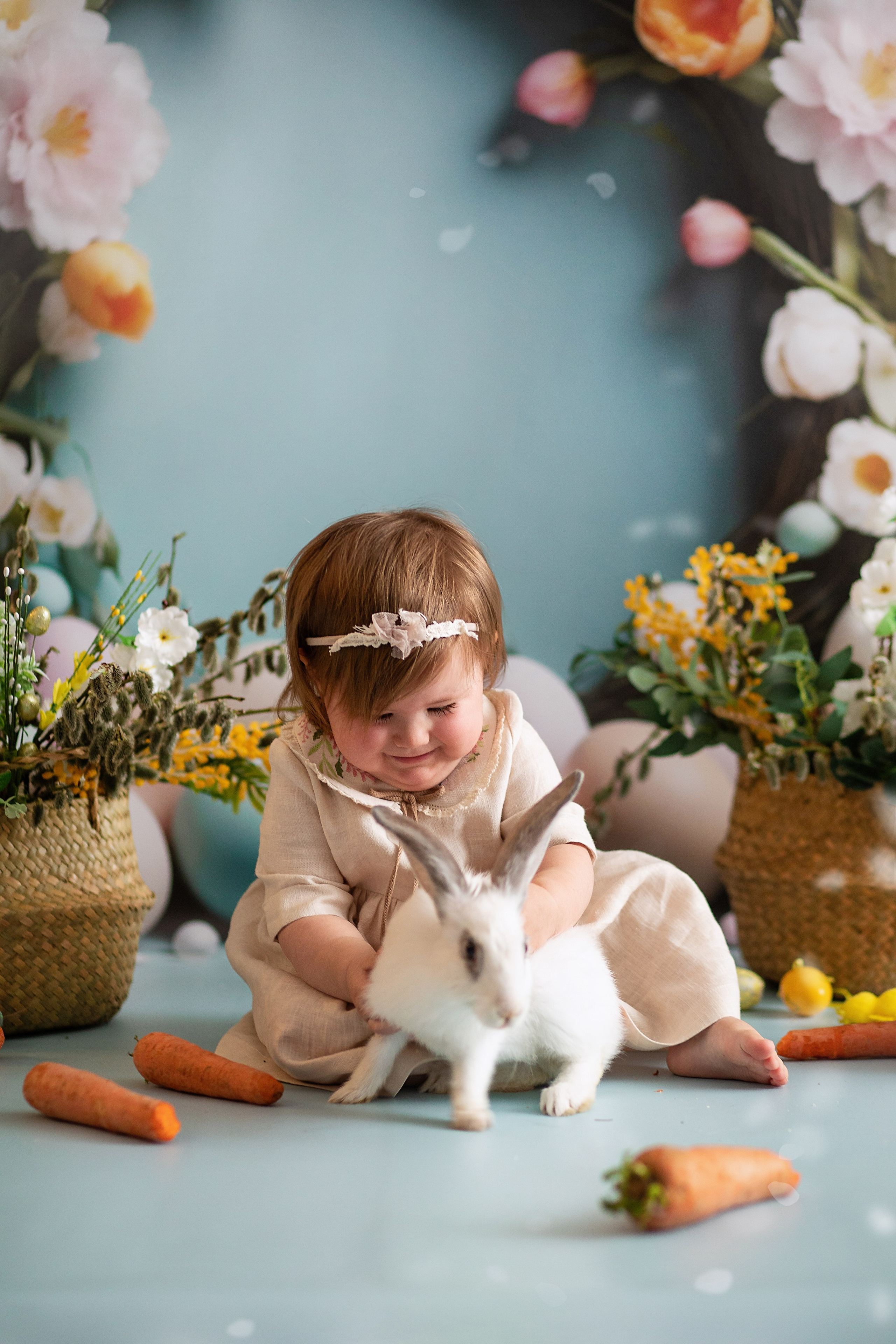 Фотопроект Пасхальный с кроликами. ФОТОГРАФ НА ГОДИК, БЕРЕМЕННОСТИ, НОВОРОЖДЕННЫХ, КРЕЩЕНИЯ МОСКВА