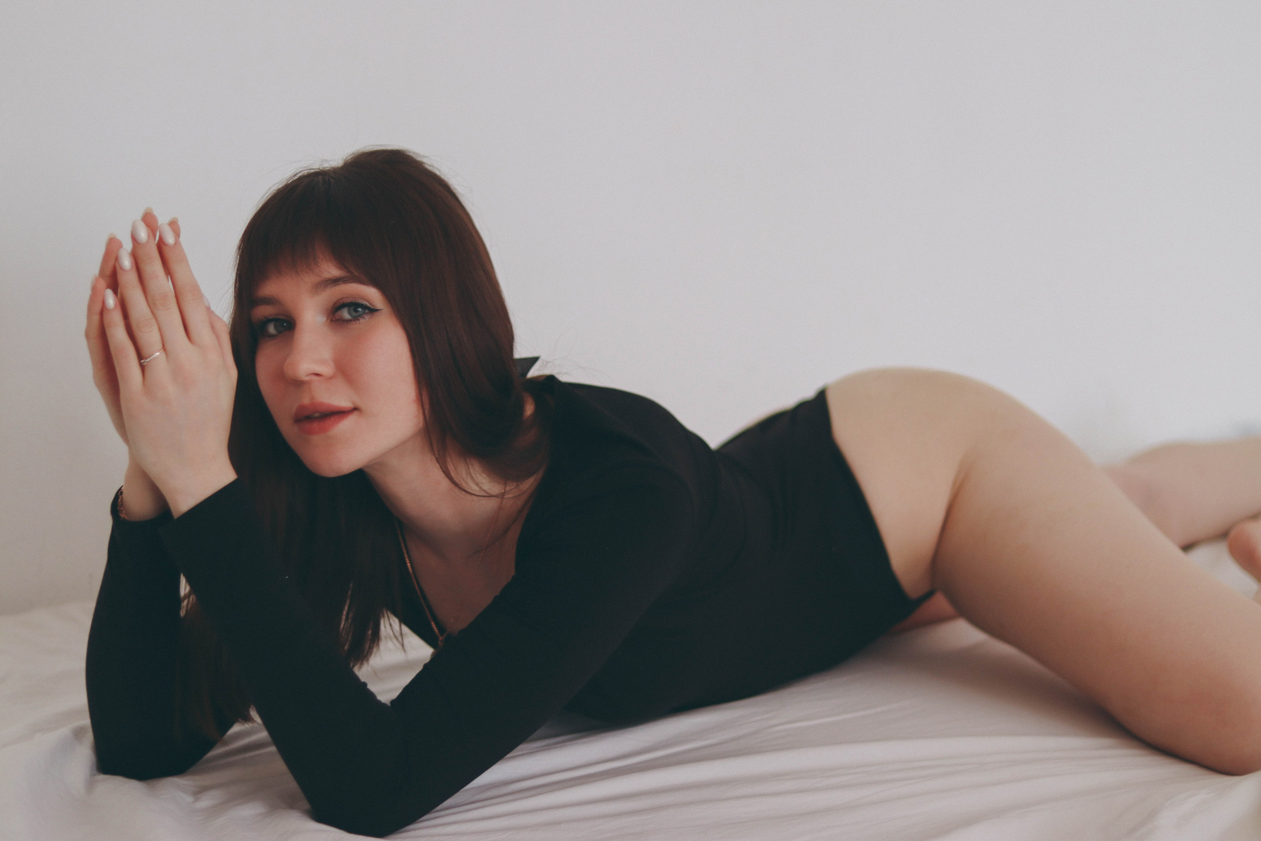 Фотосъёмка Вики в студии. Фотограф Самара Лена Мандарин