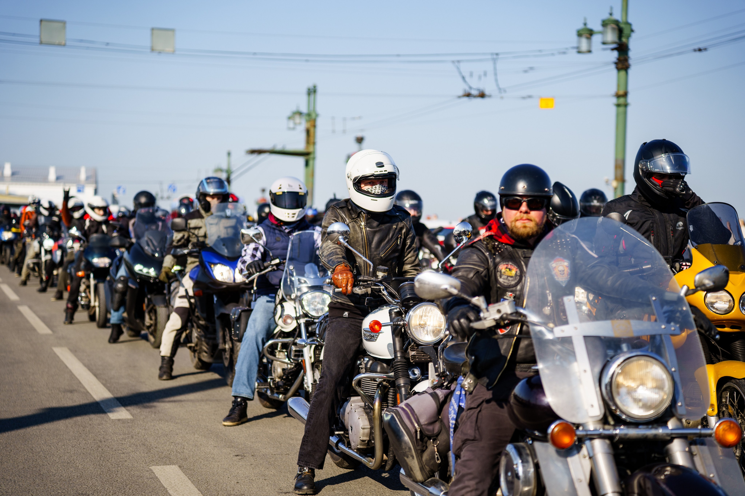 Прохват мотоклуба Norman Riders ч.1. Концертный и репортажный фотограф в Санкт-Петербурге Слава Пахомов