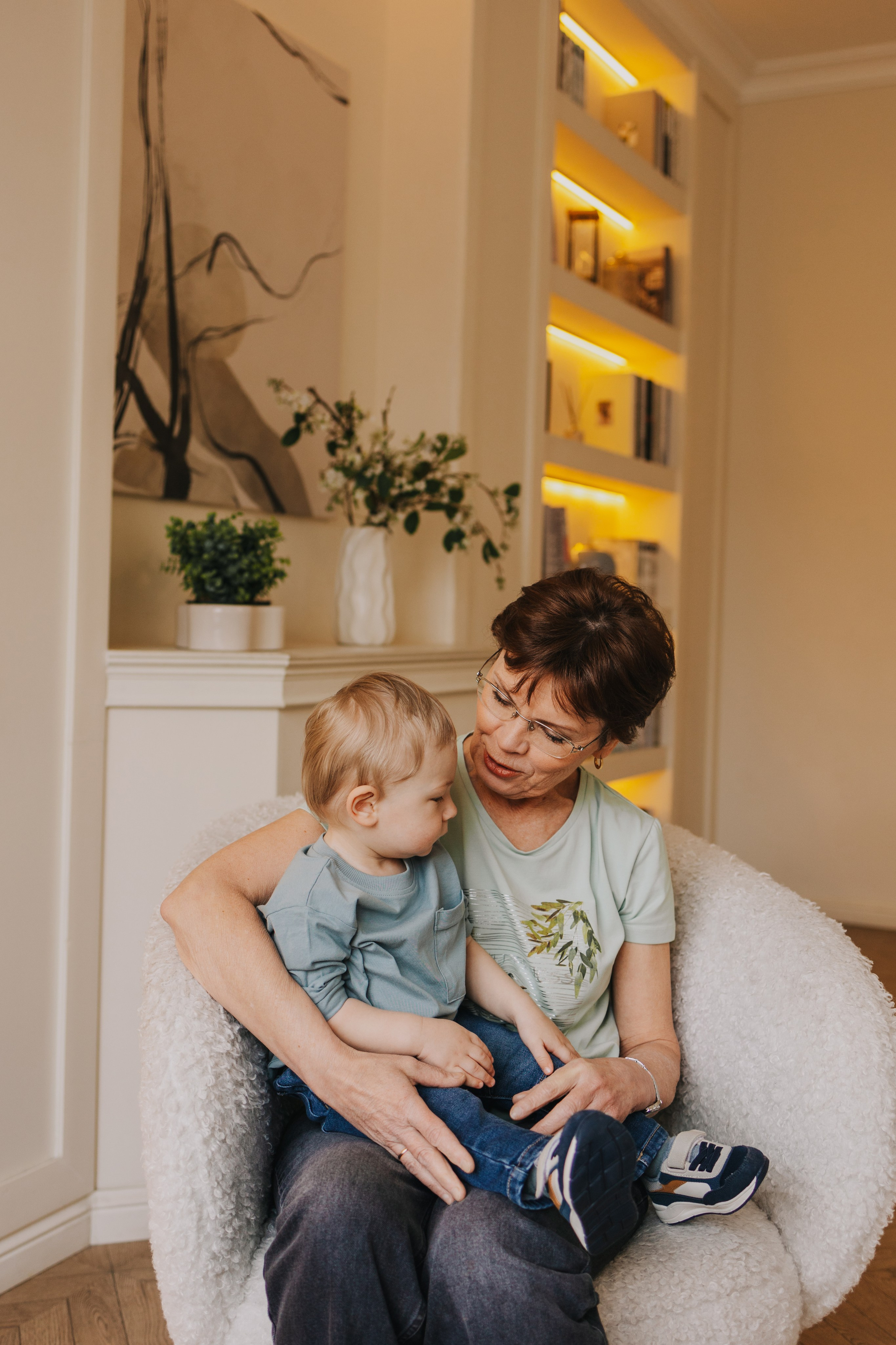 Большая семья. Домашняя фотосессия