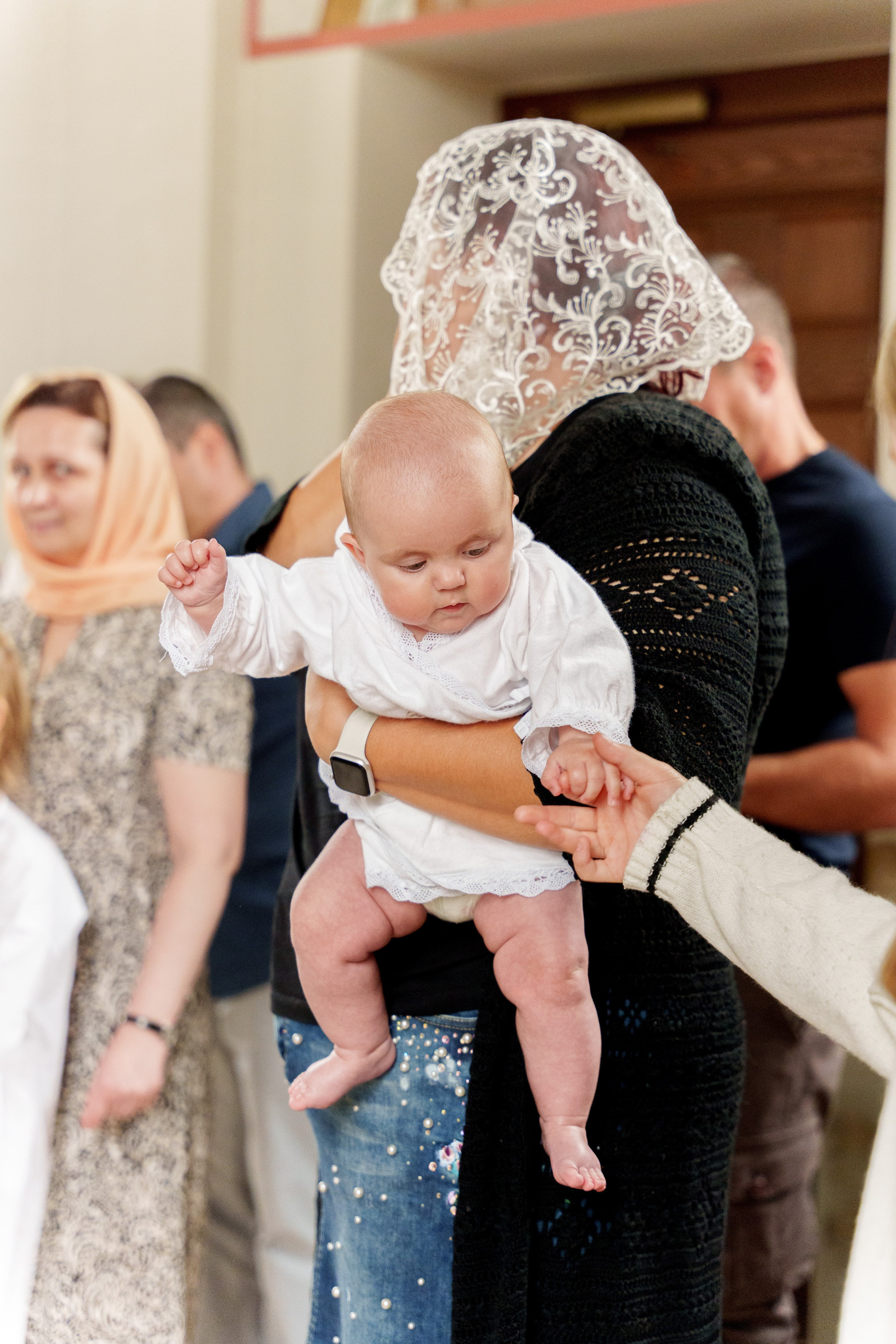 Крещение Полины. Фотограф Юлия Попова