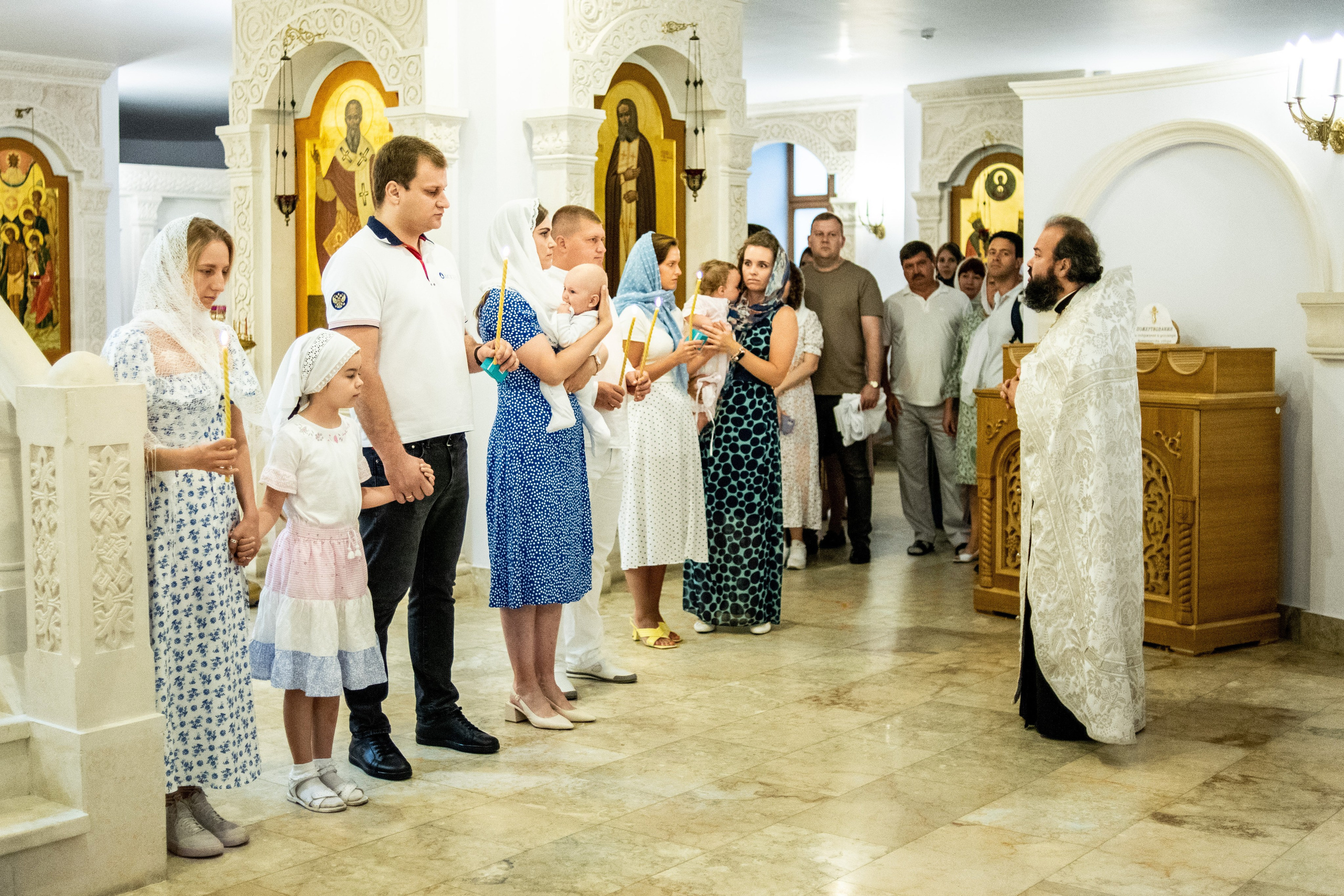 Крещении Ксении. Фотограф Юлия Попова