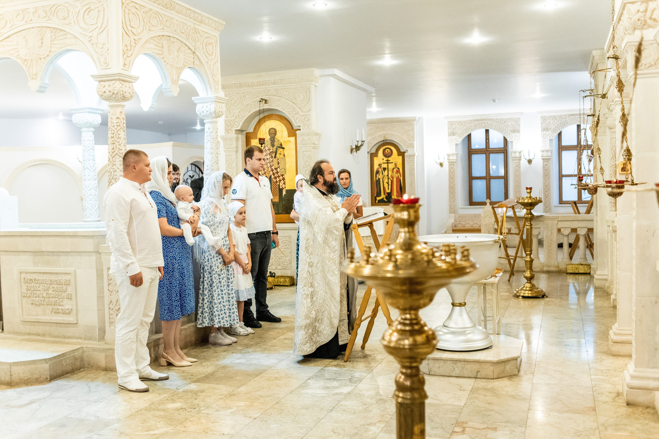 Крещении Ксении. Фотограф Юлия Попова