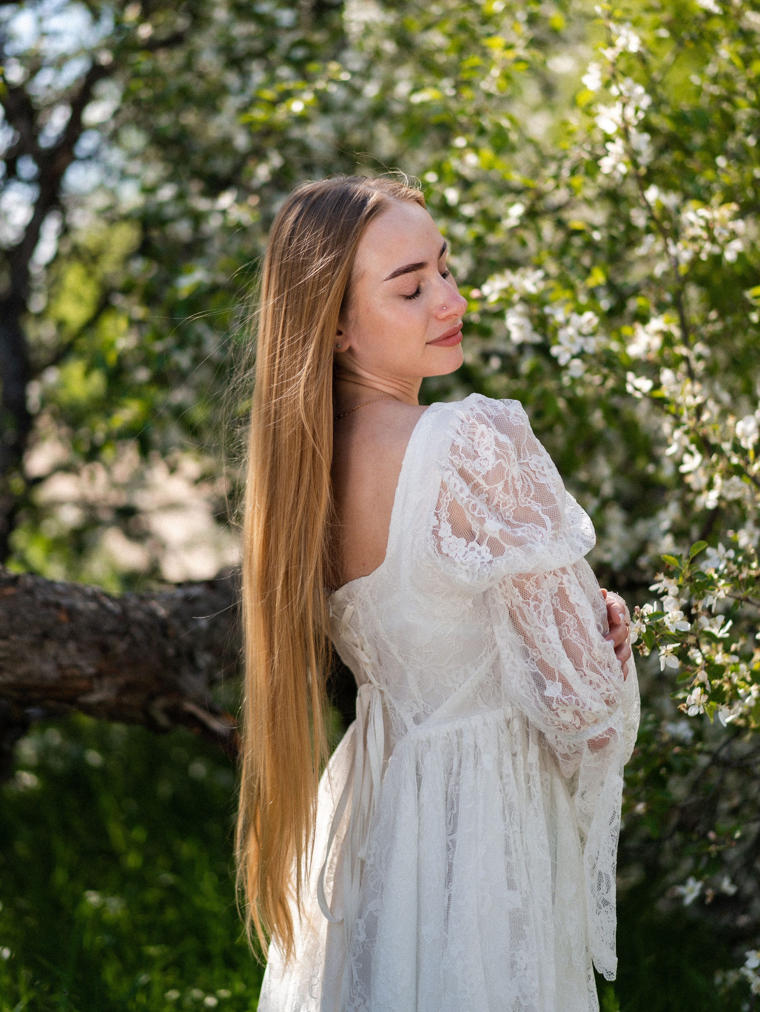 Ксения — фотосессия в весеннем стиле. Фотограф Москва