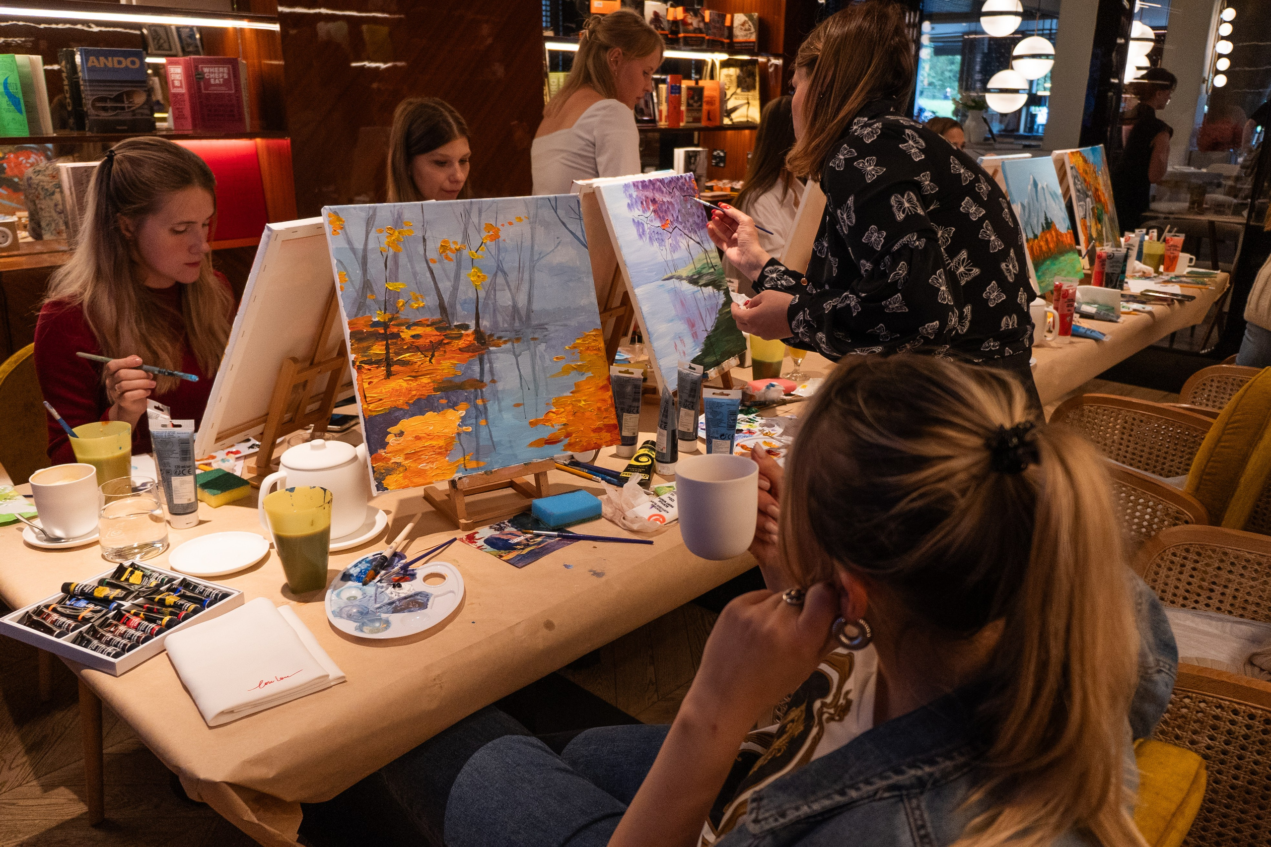 Корпоратив Teach Me Art 3. Портретный фотограф в Москве и Санкт-Петербурге Арина Чех