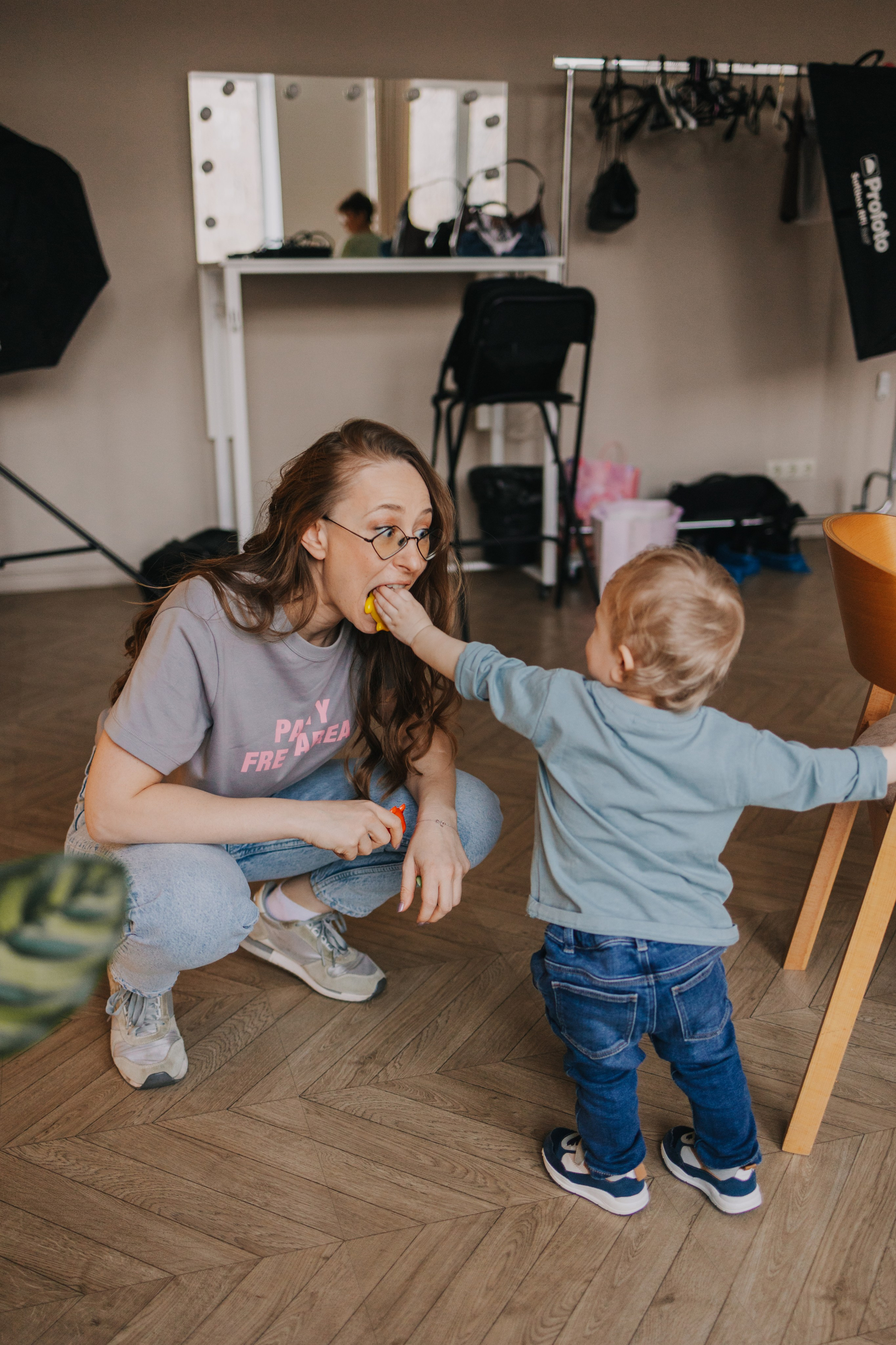 Большая семья. Домашняя фотосессия