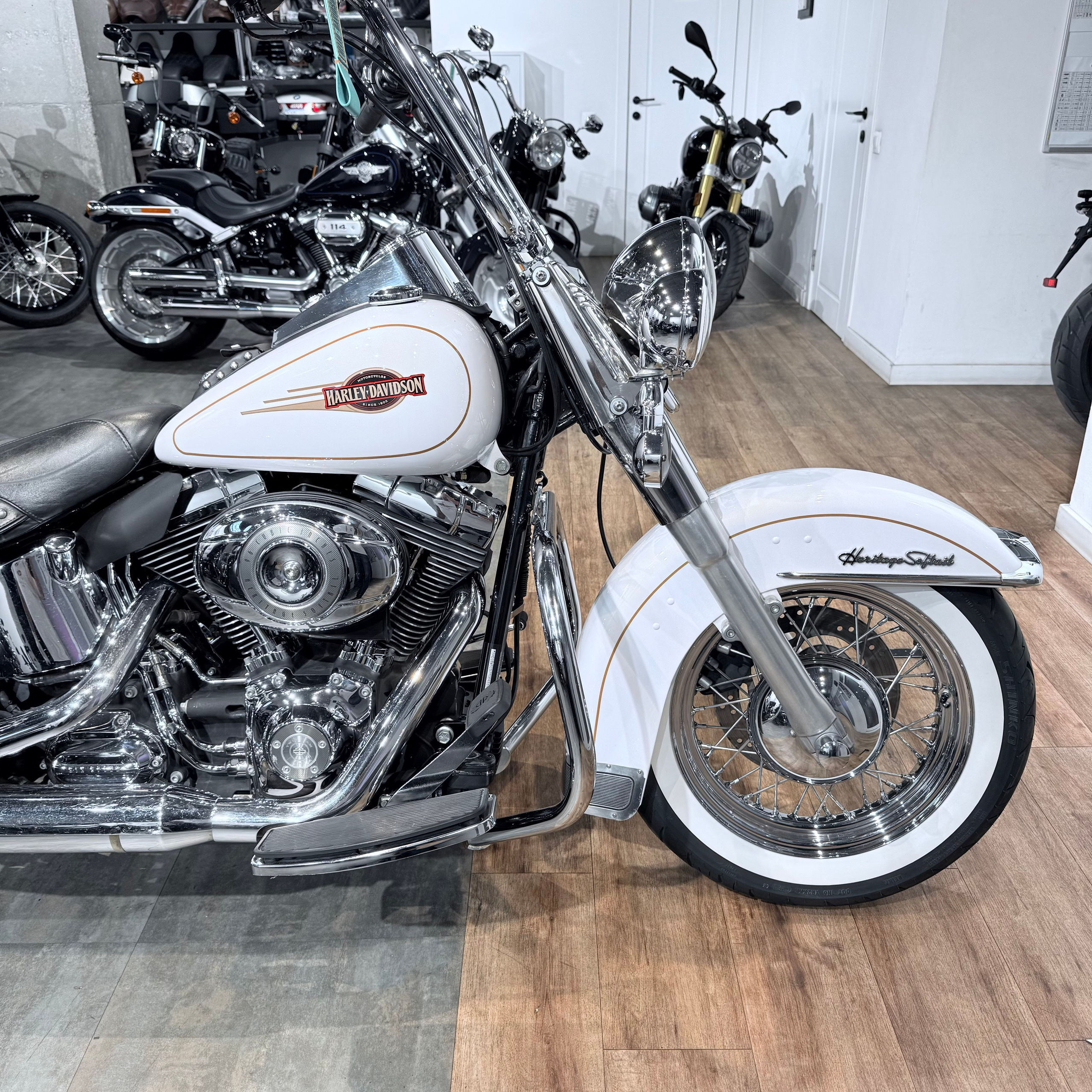2007 Softail Heritаgе 96 Whitе Pearl. Hello Davidson, Москва. Только хорошие мотоциклы…
