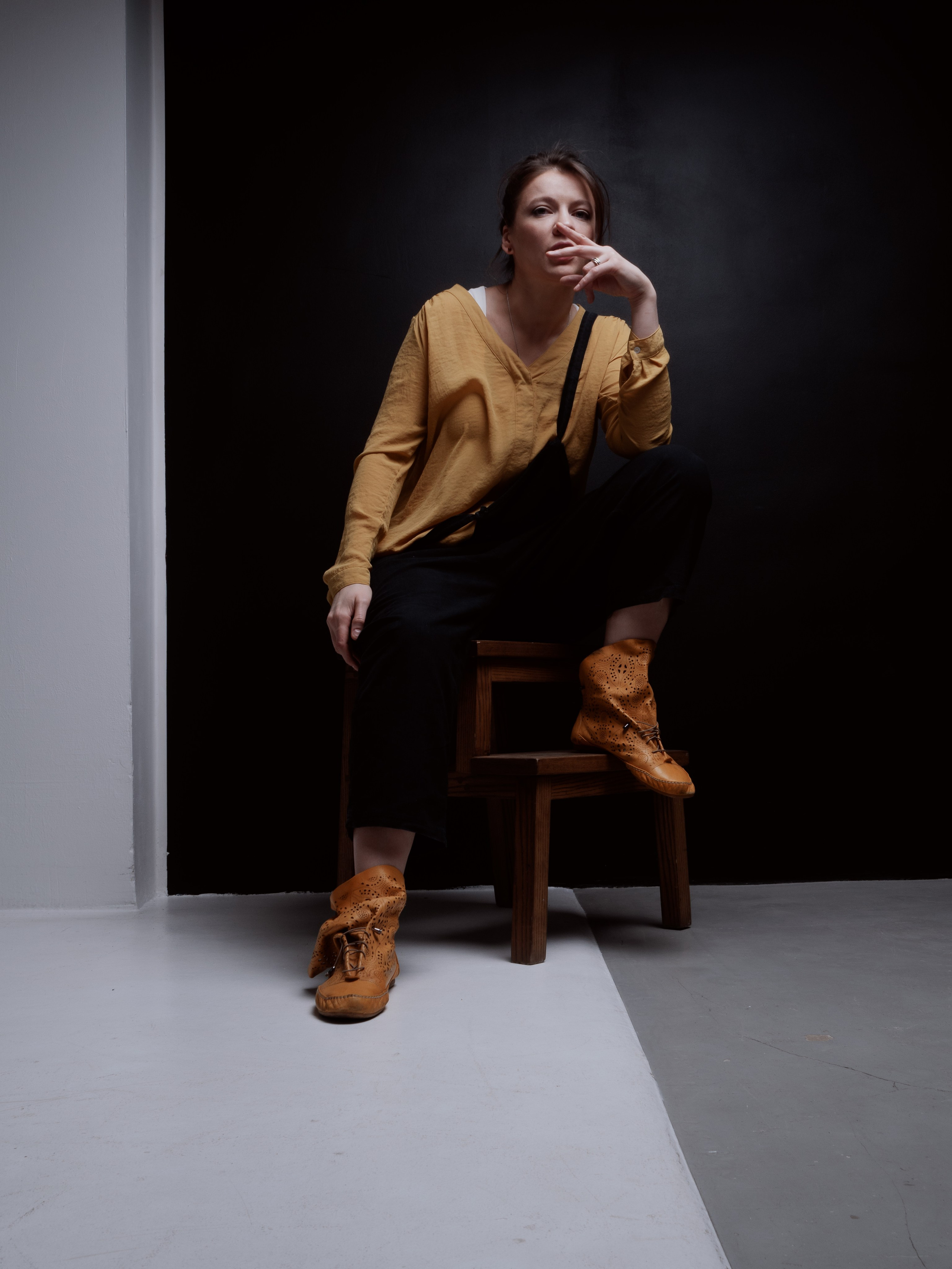 Актерское портфолио в студии. Маруся Машкова • Фотограф в Москве