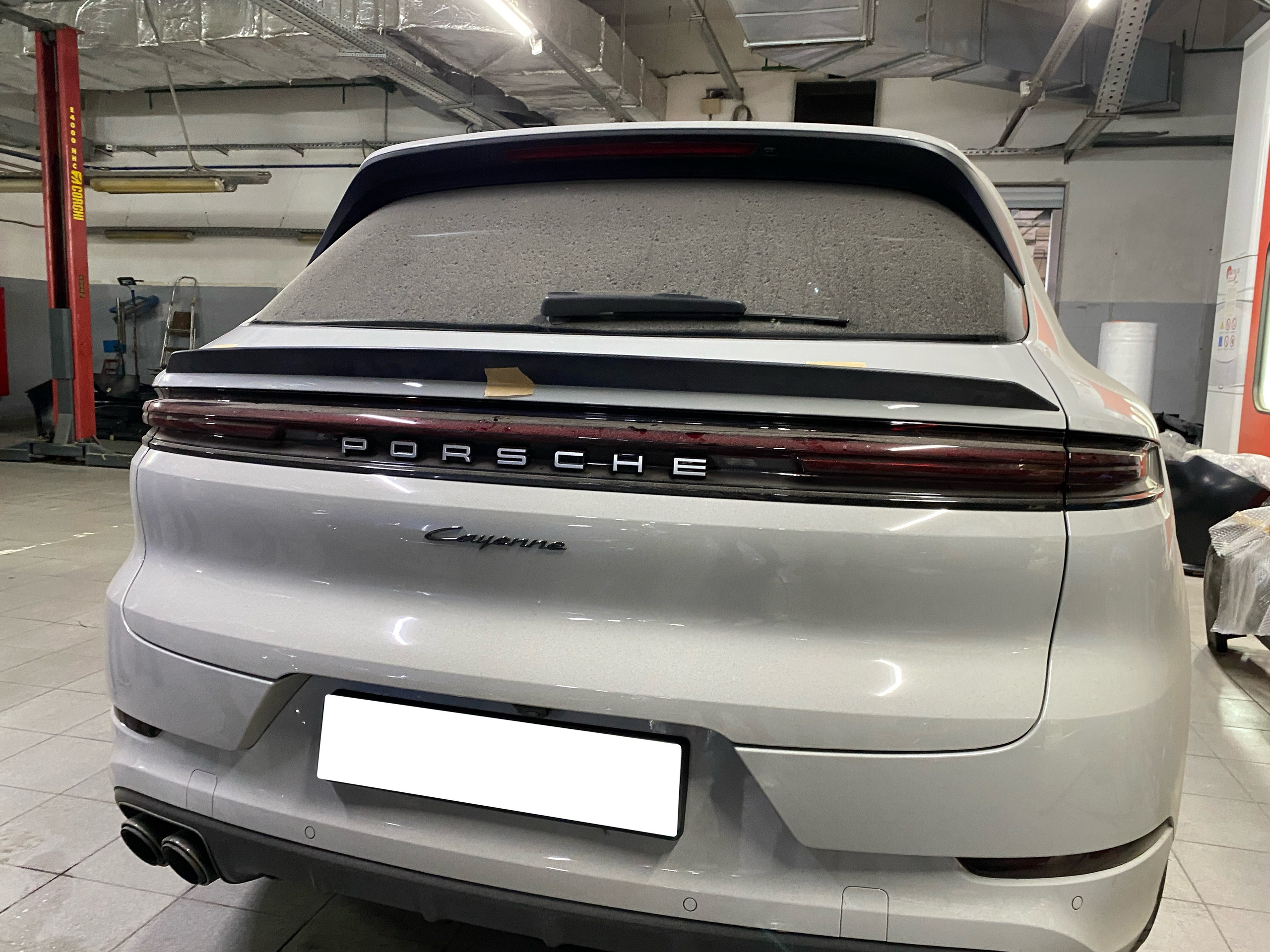 Спойлер для Porsche Cayenne E3.2. Заур Халилов | Тюнинг и дизайн автомобилей