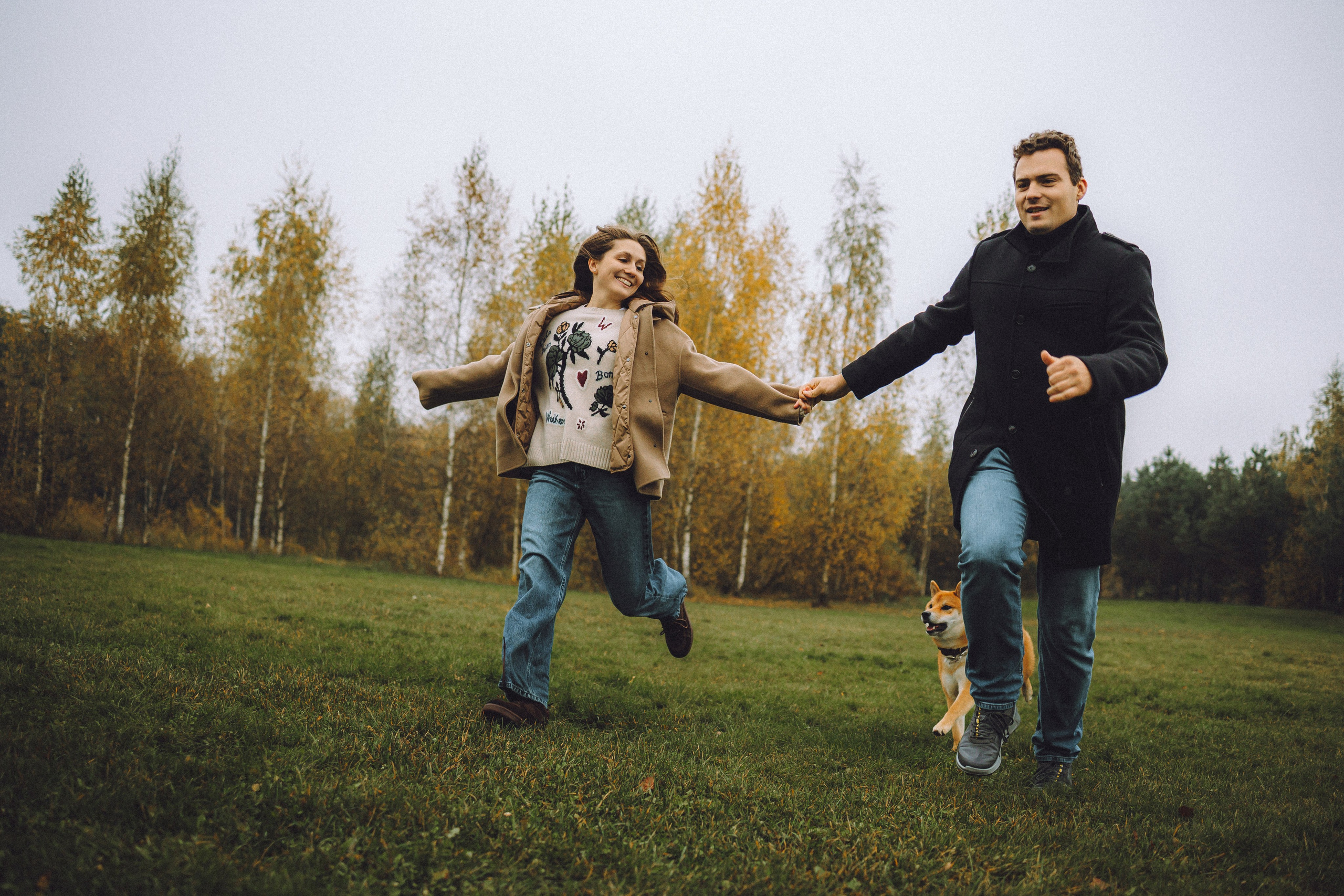 Настя, Юра и Скай