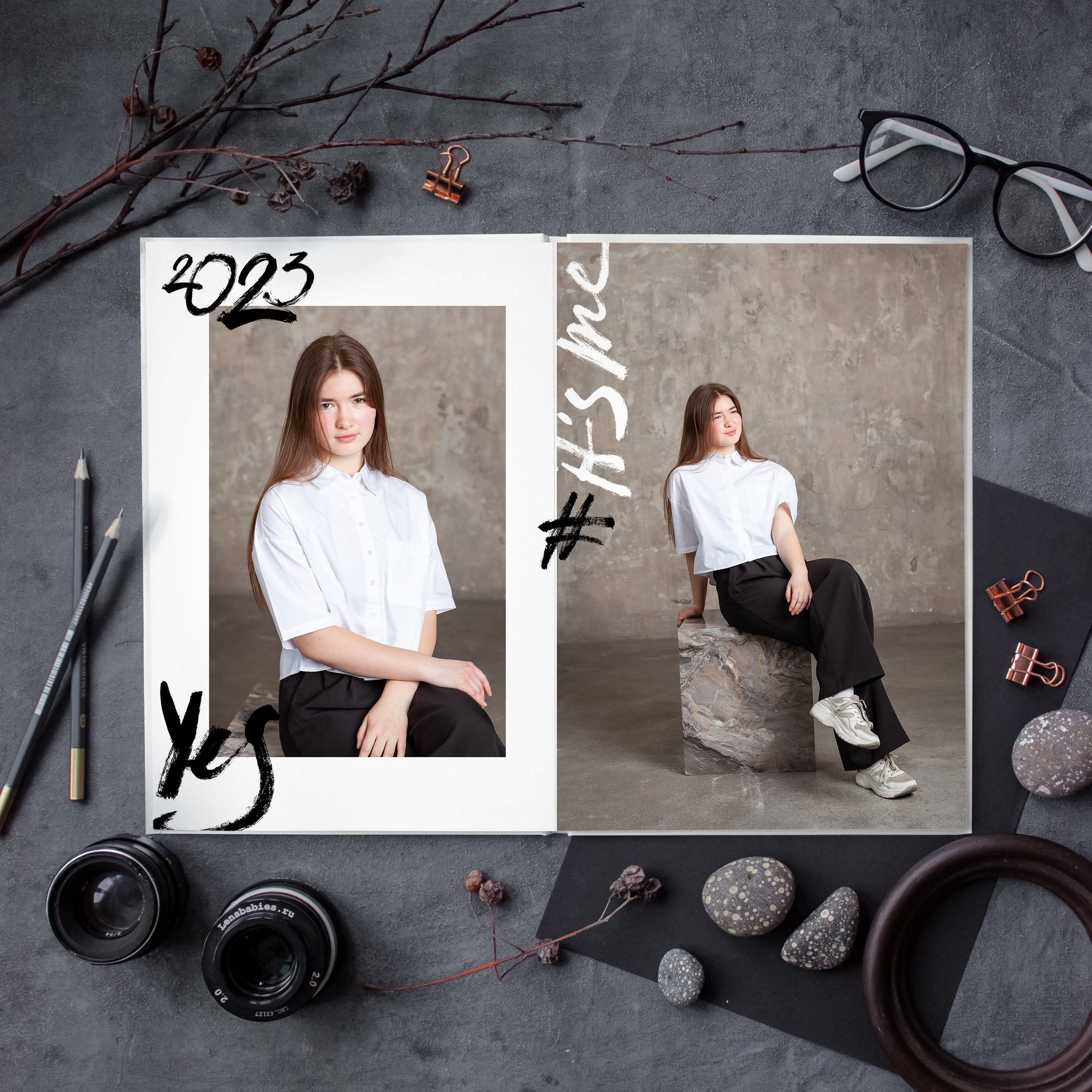 Персональный разворот в дизайне "Лайт"