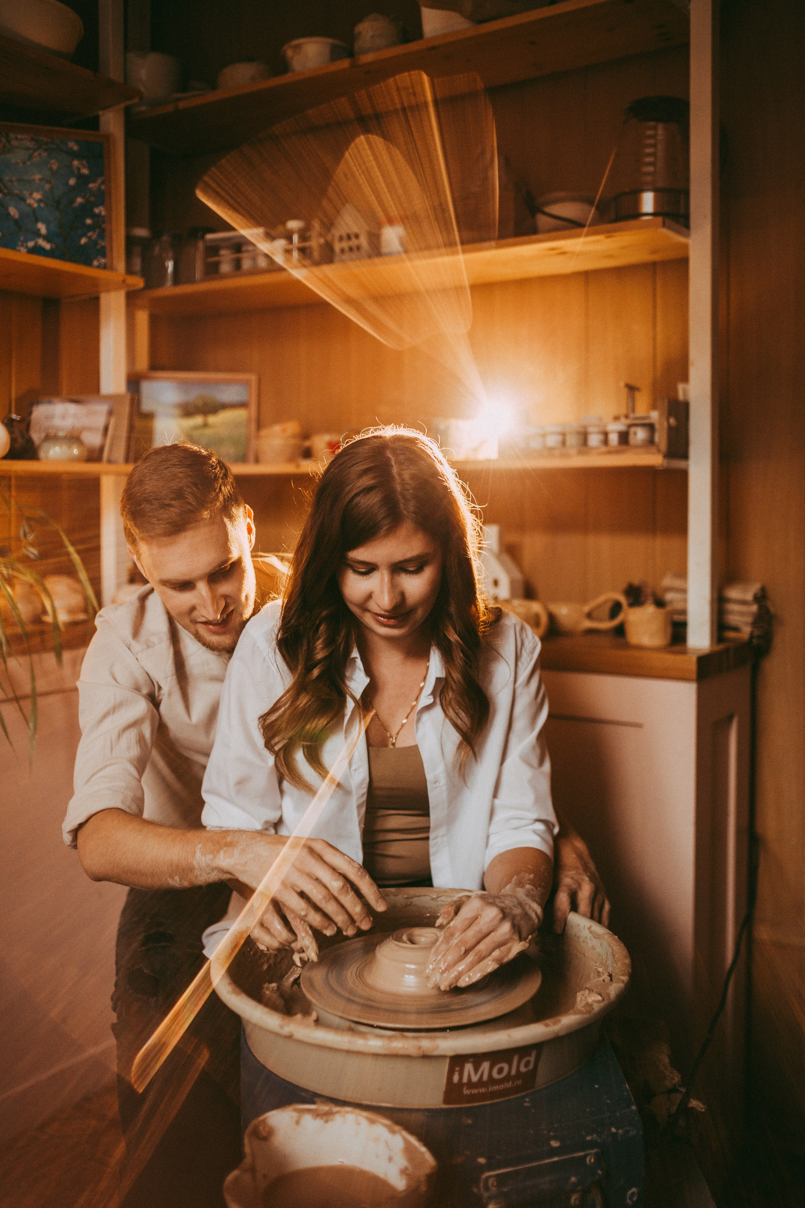 Лав стори в гончарной. Семейный и детский фотограф в Нижнем Новгороде Наумова Лидия