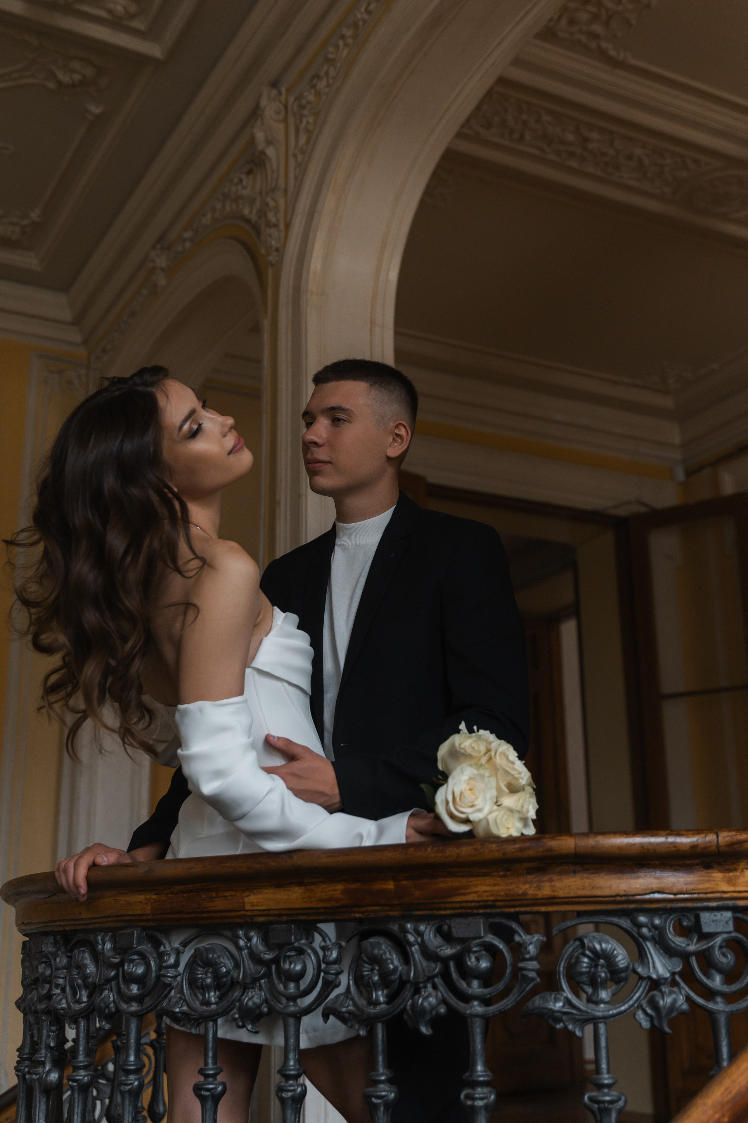 Даниил и Анастасия. Свадебная фотосессия в Библиотеке-читальне им. А. С. Пушкина. Фотограф и видеограф Анна Домашенко