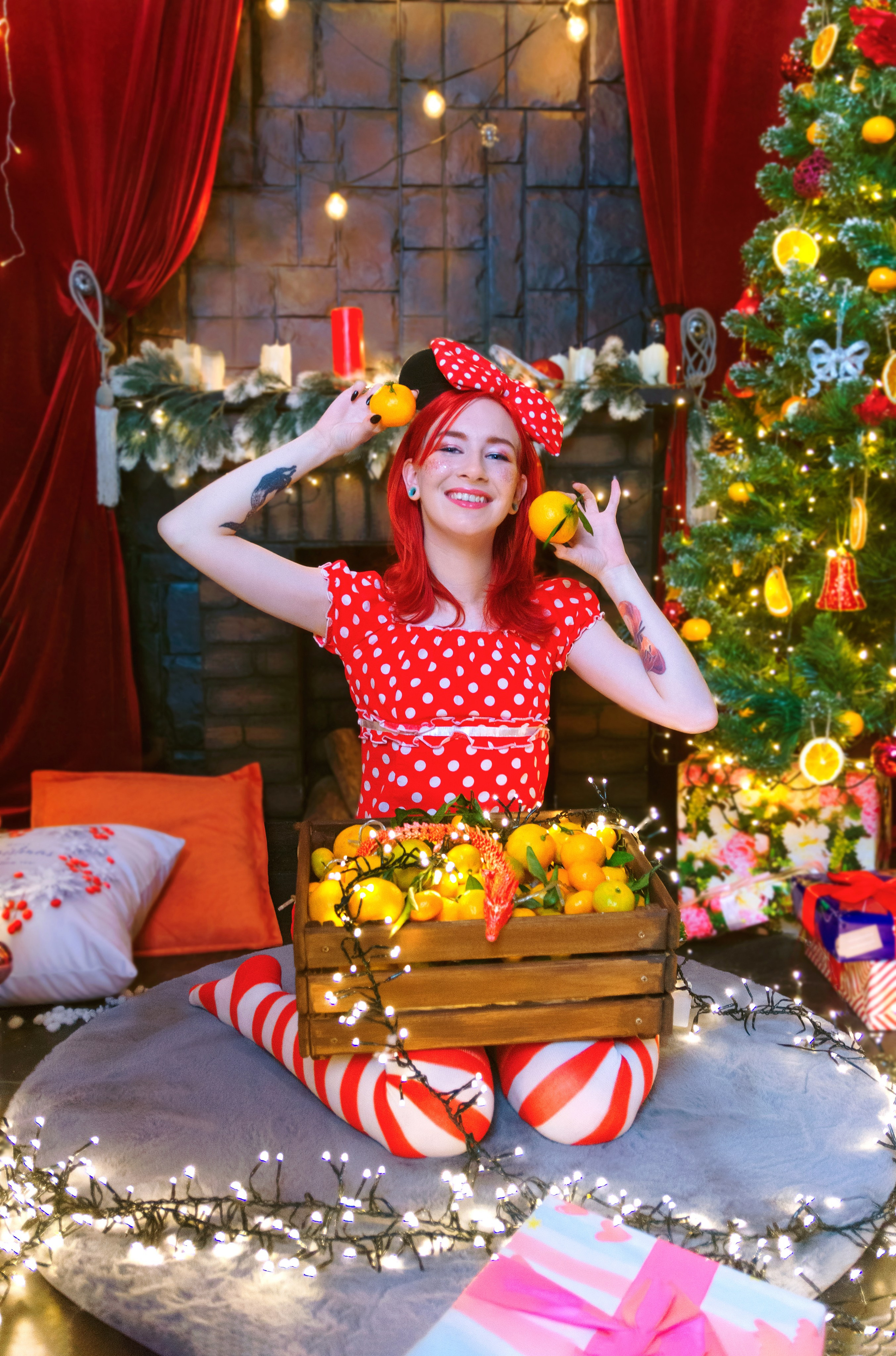 Новогодние яркие фотосессии. Фотографы для фотосессий в Новосибирске