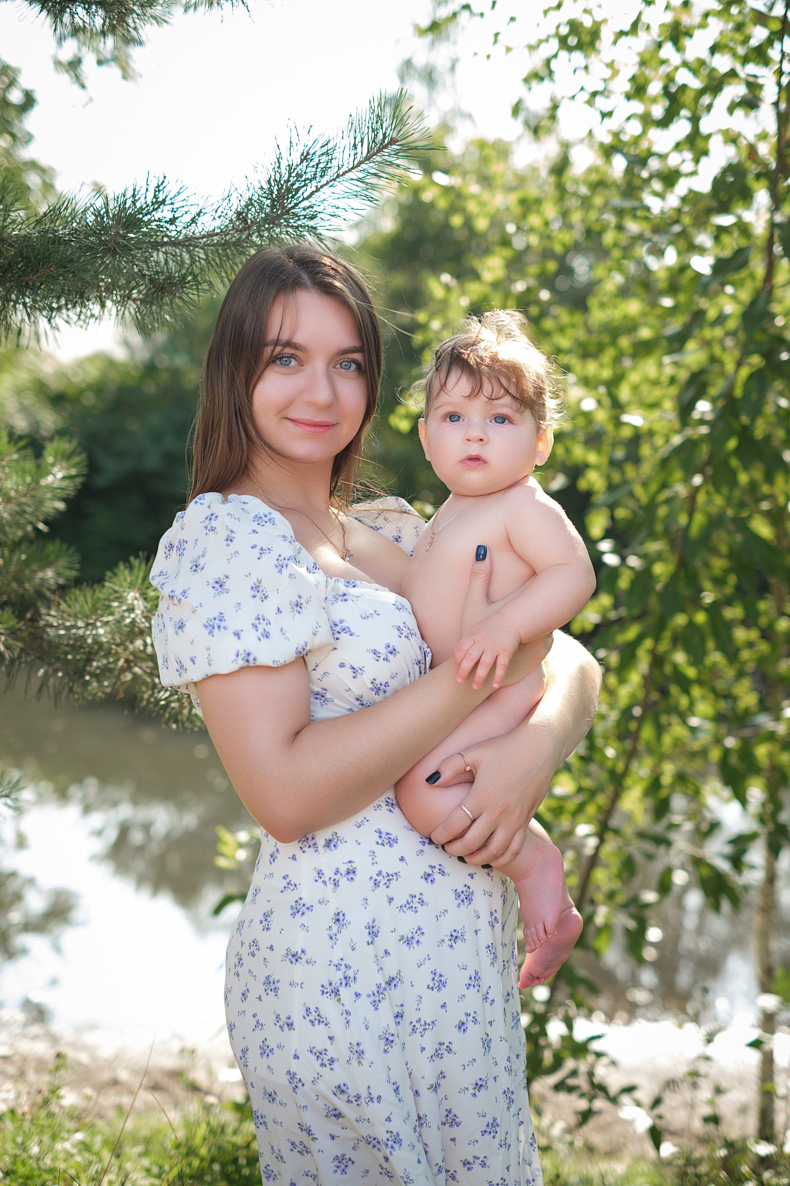 Семейная фотосессия на природе. Фотограф беременности Демочкина Елена