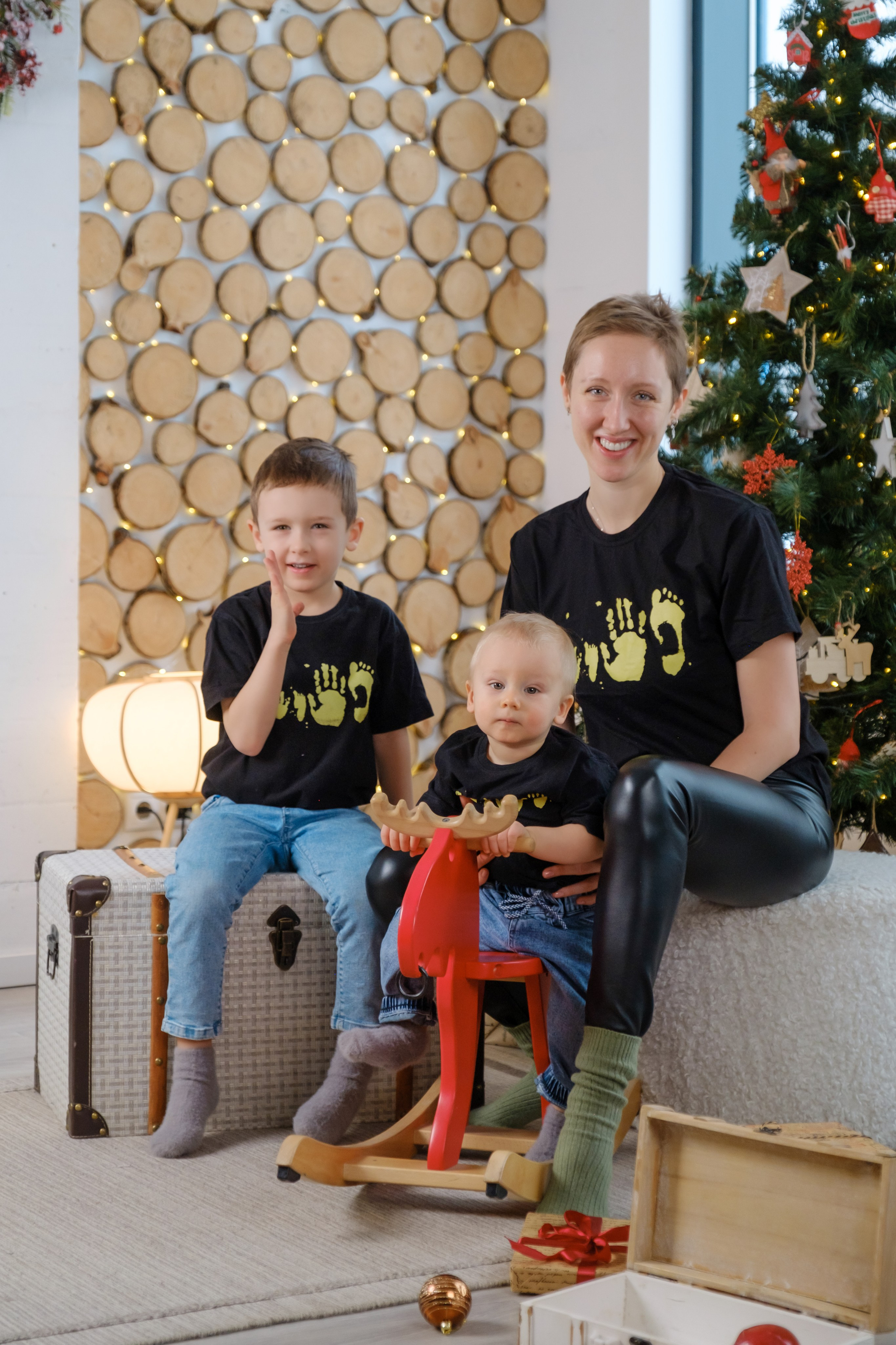 Новогодняя фотосессия. Семейный и детский фотограф в Москве Светлана Потемкина