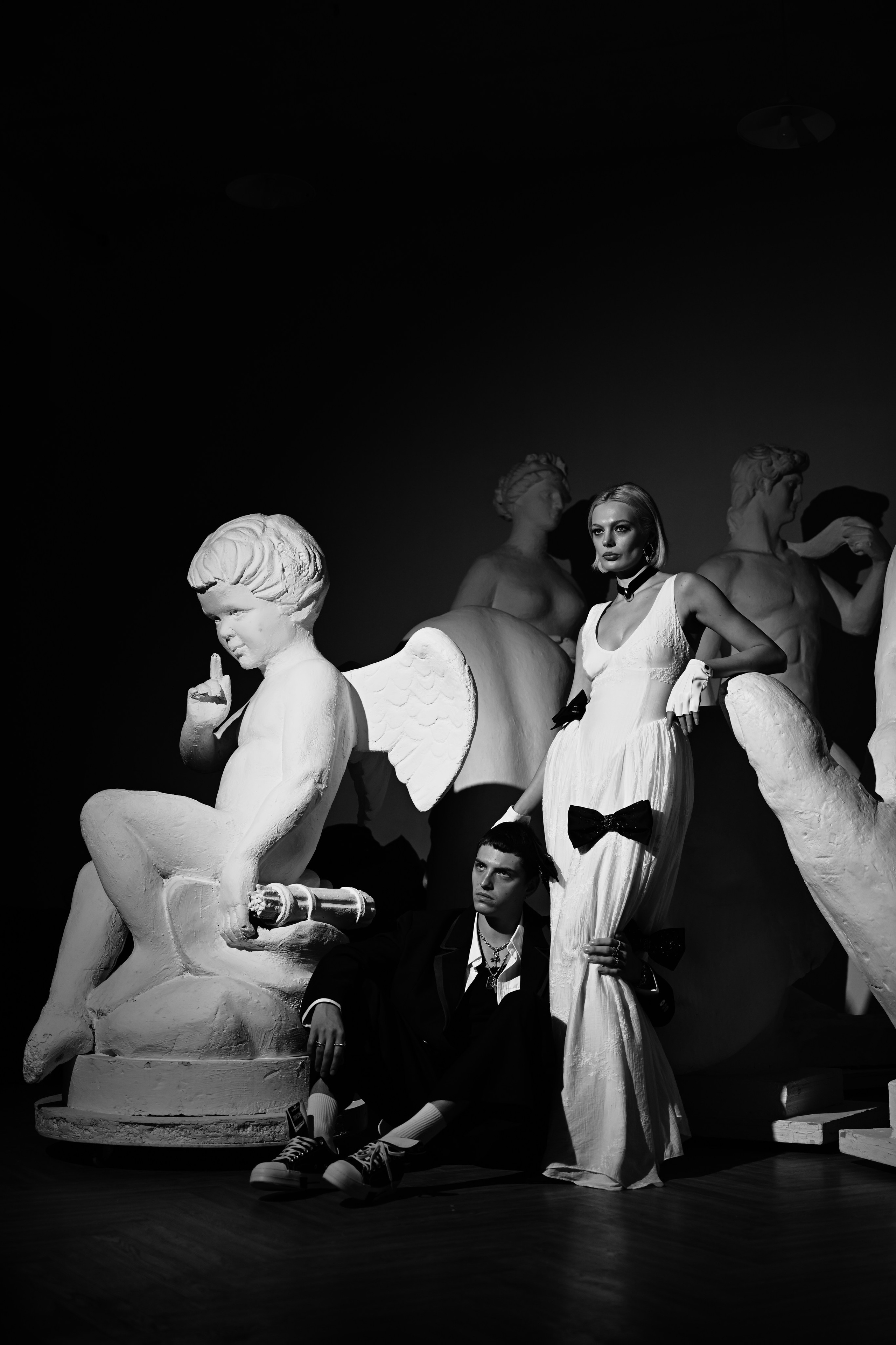 Студия. Рок. ЧБ. Кристина Еноктаева Фотограф Москва