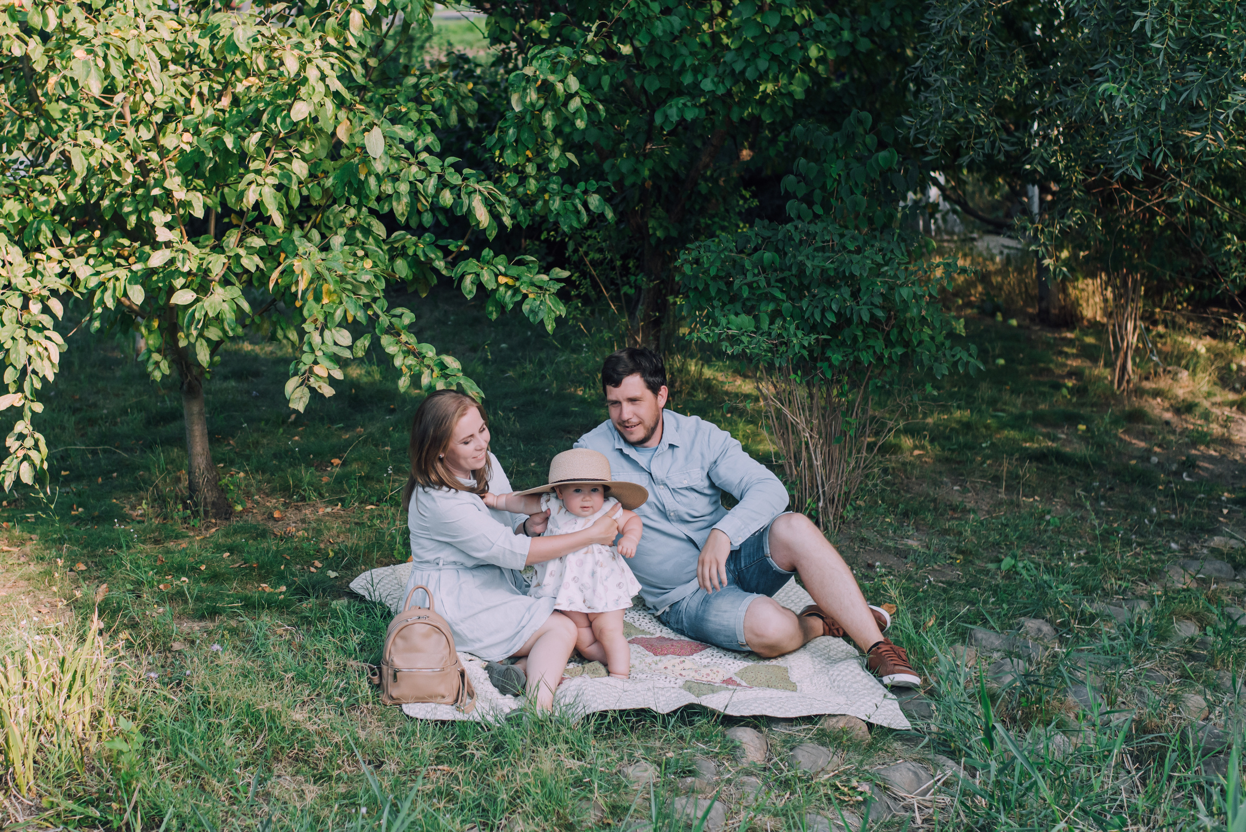 Семейная фотосъемка Андрея, Насти и Полины. Фотограф в Краснодаре Зеленкина Дарья
