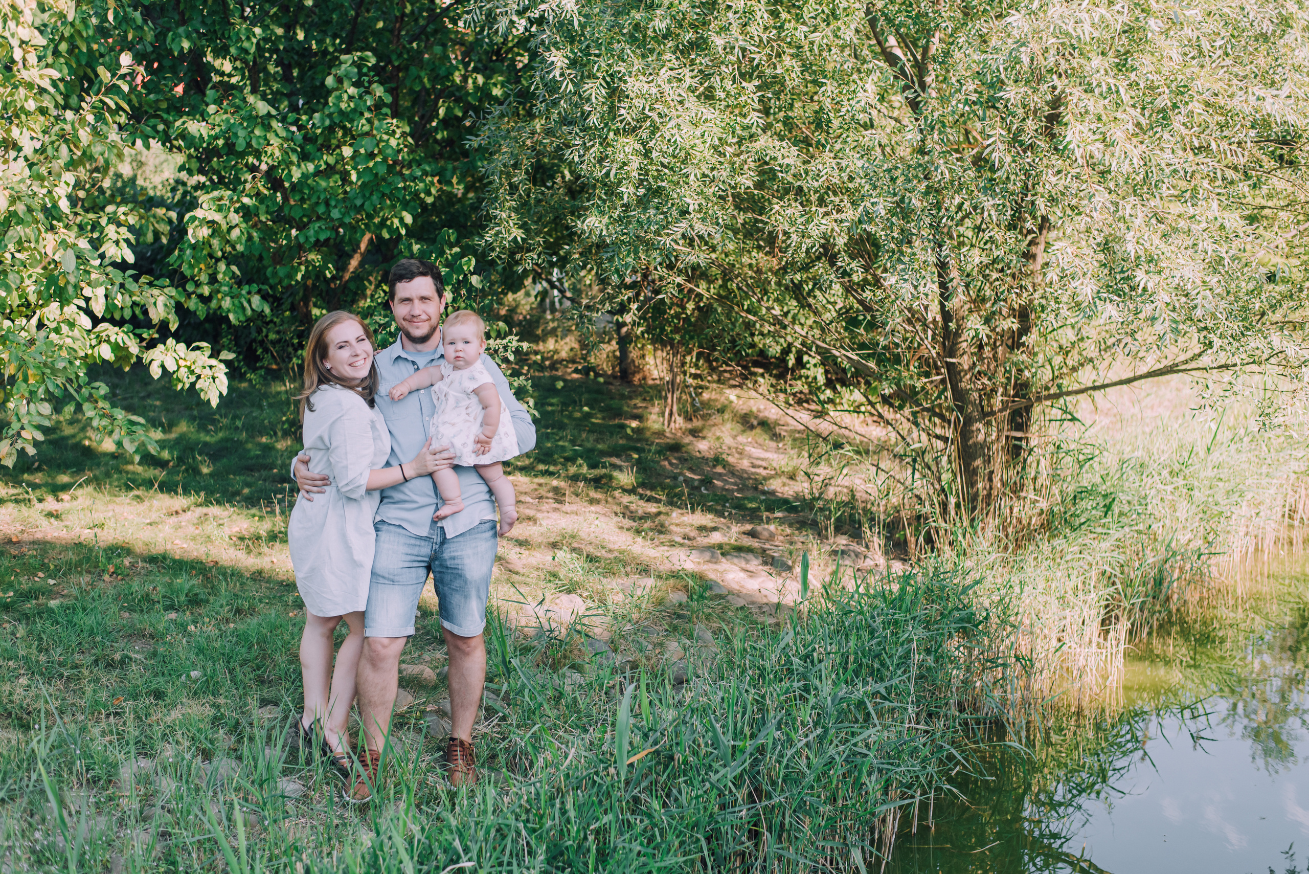 Семейная фотосъемка Андрея, Насти и Полины. Фотограф в Краснодаре Зеленкина Дарья