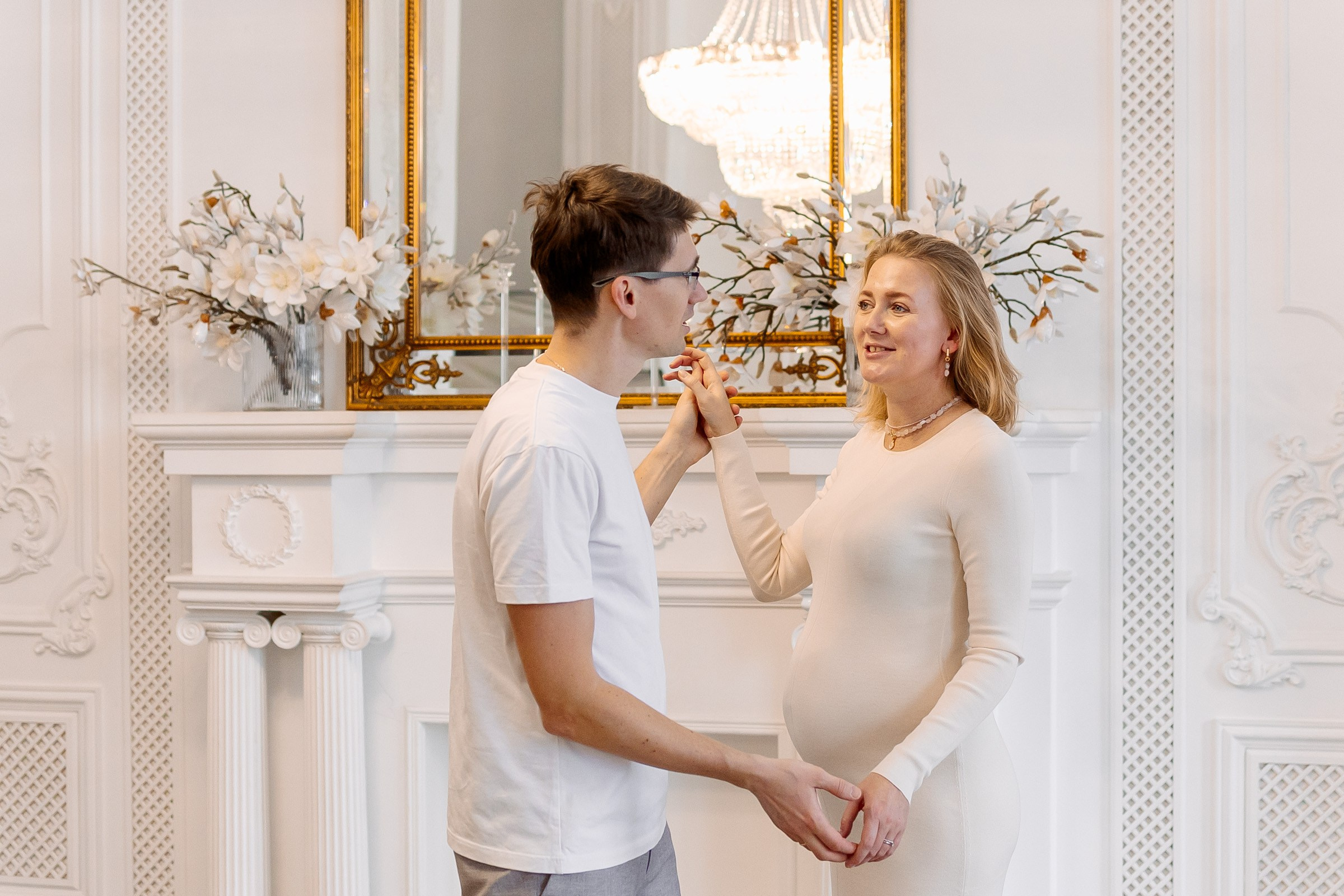 Гендер пати в студии. Семейный Фотограф в Москве Евгения Симоненко