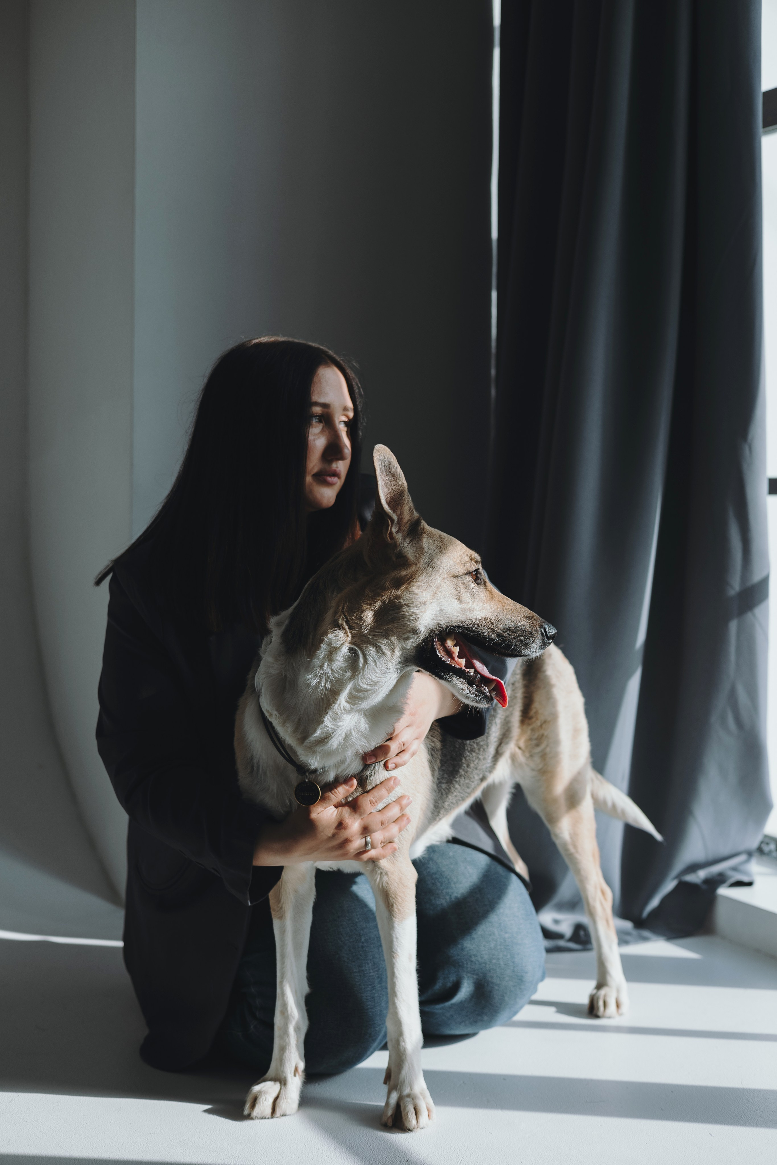 Анна и Бейлис. Фотограф — анималист Владивосток, Алина