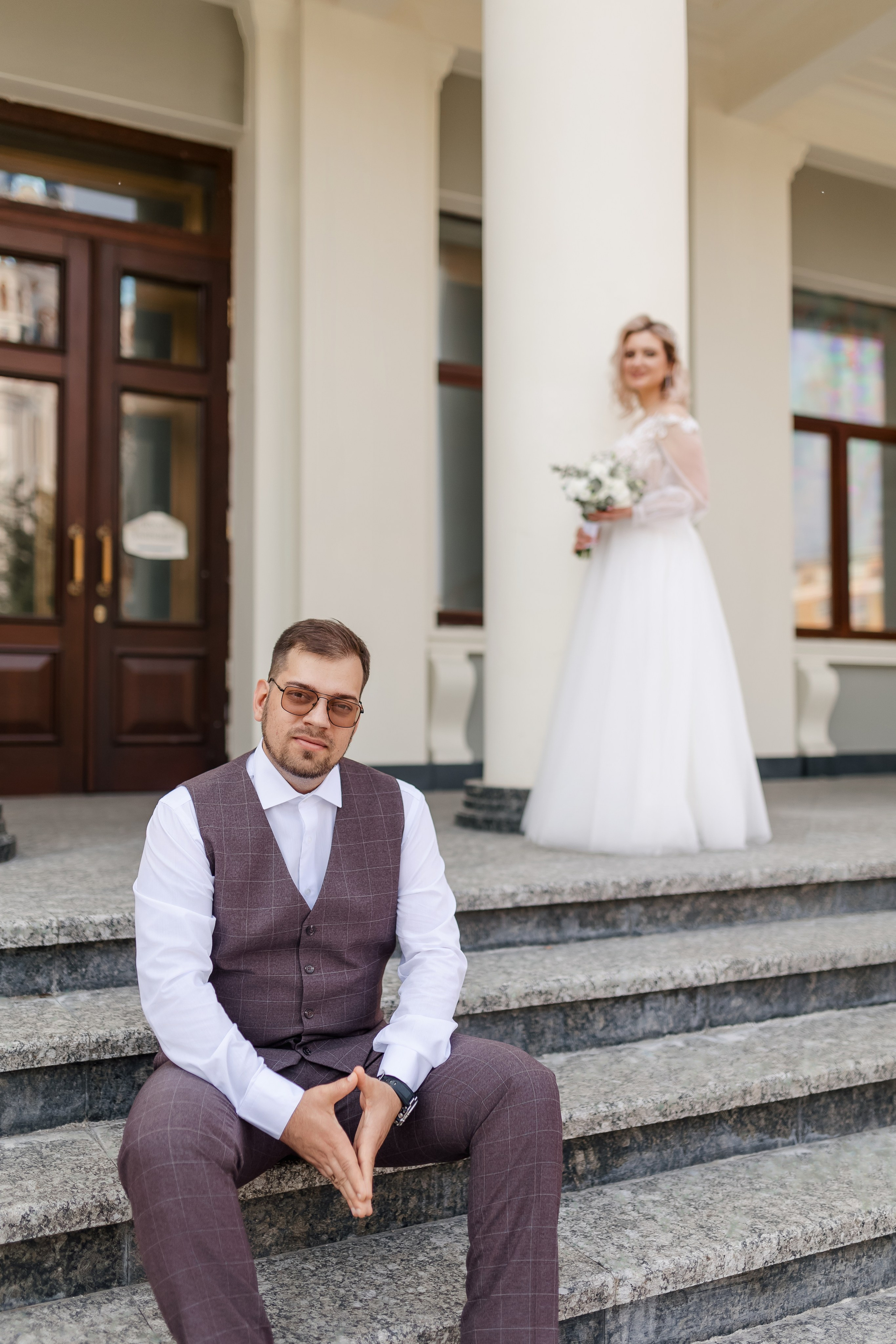 Максим и Юля. Дом офицеров. Свадебный фотограф в Хабаровске