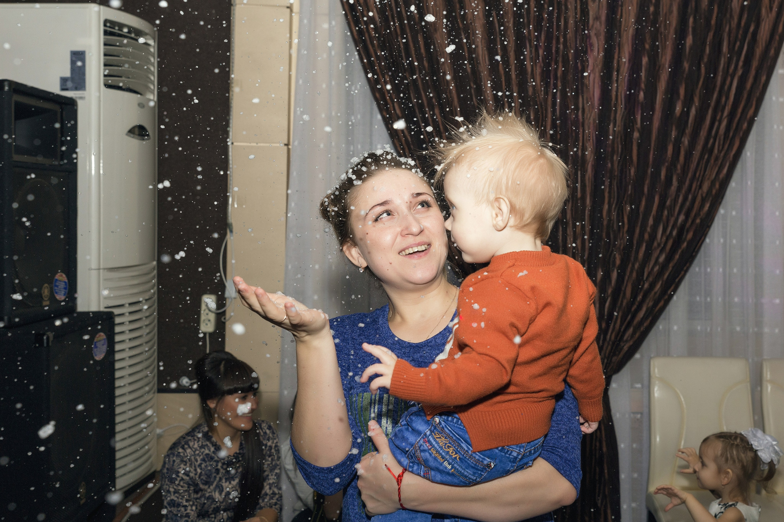 Фотосъемка с искусственным снегом