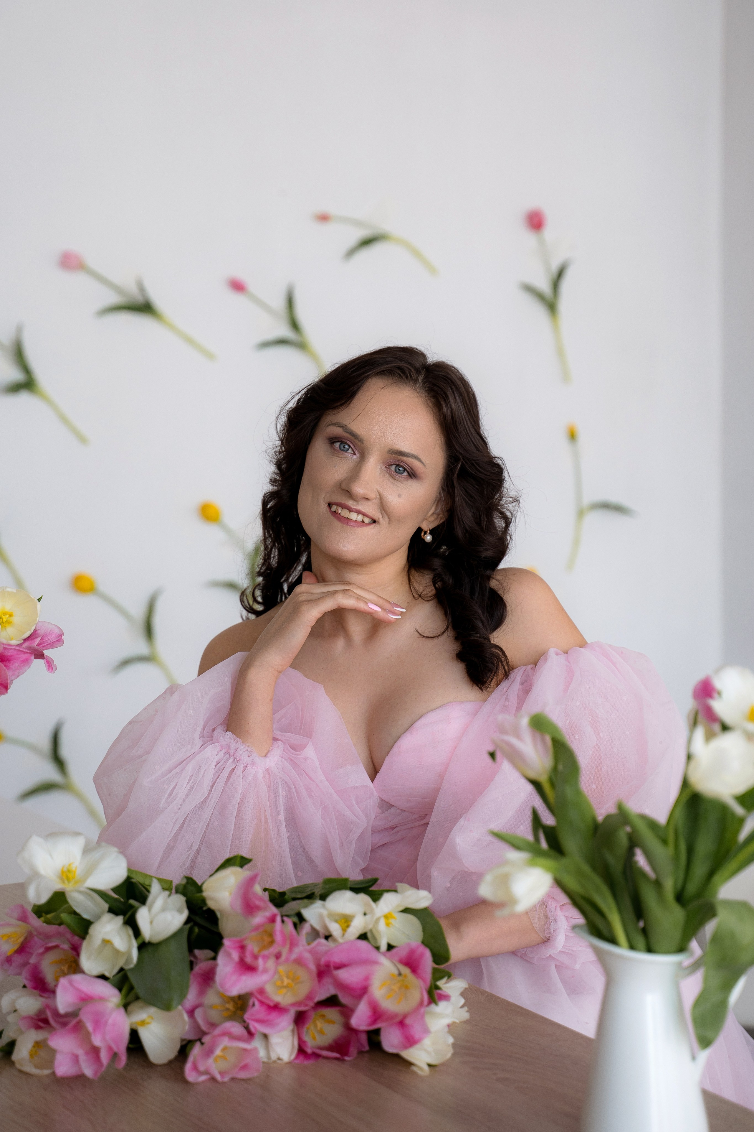 Тюльпановое настроение. Фотостудия Малина в городе Улан-Удэ. Фотограф Ирина Жарникова