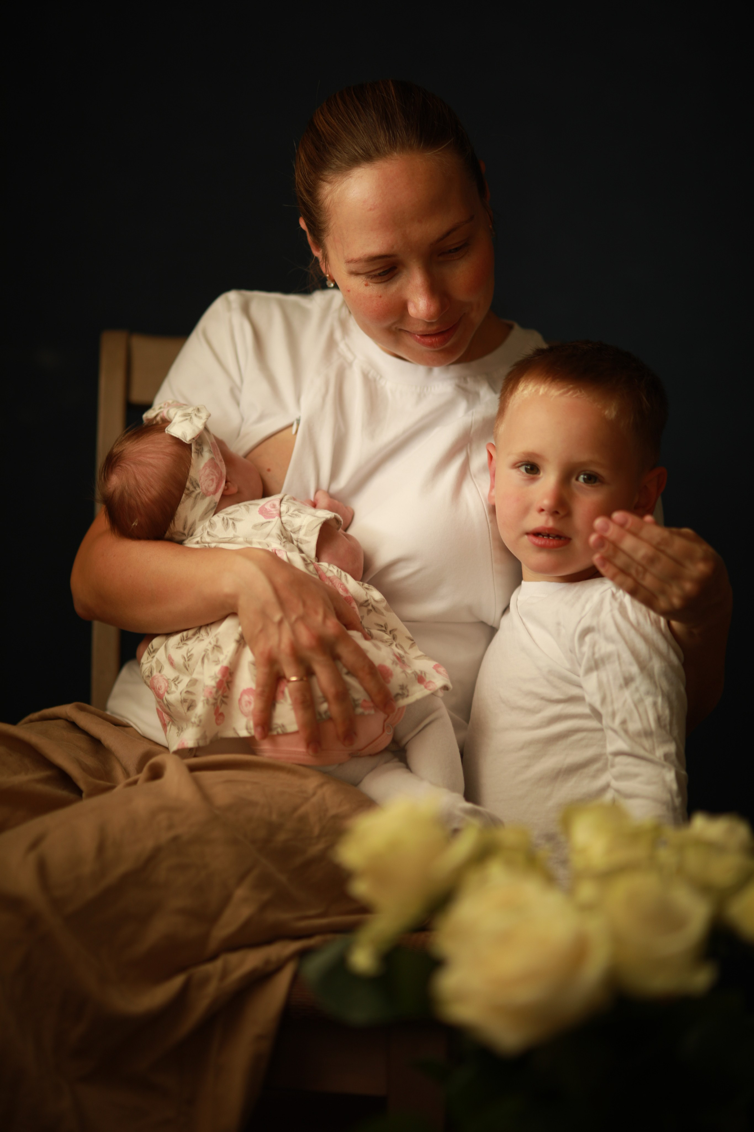 Первые объятия. Фотограф Юлия Рязанова Москва семейный и детский